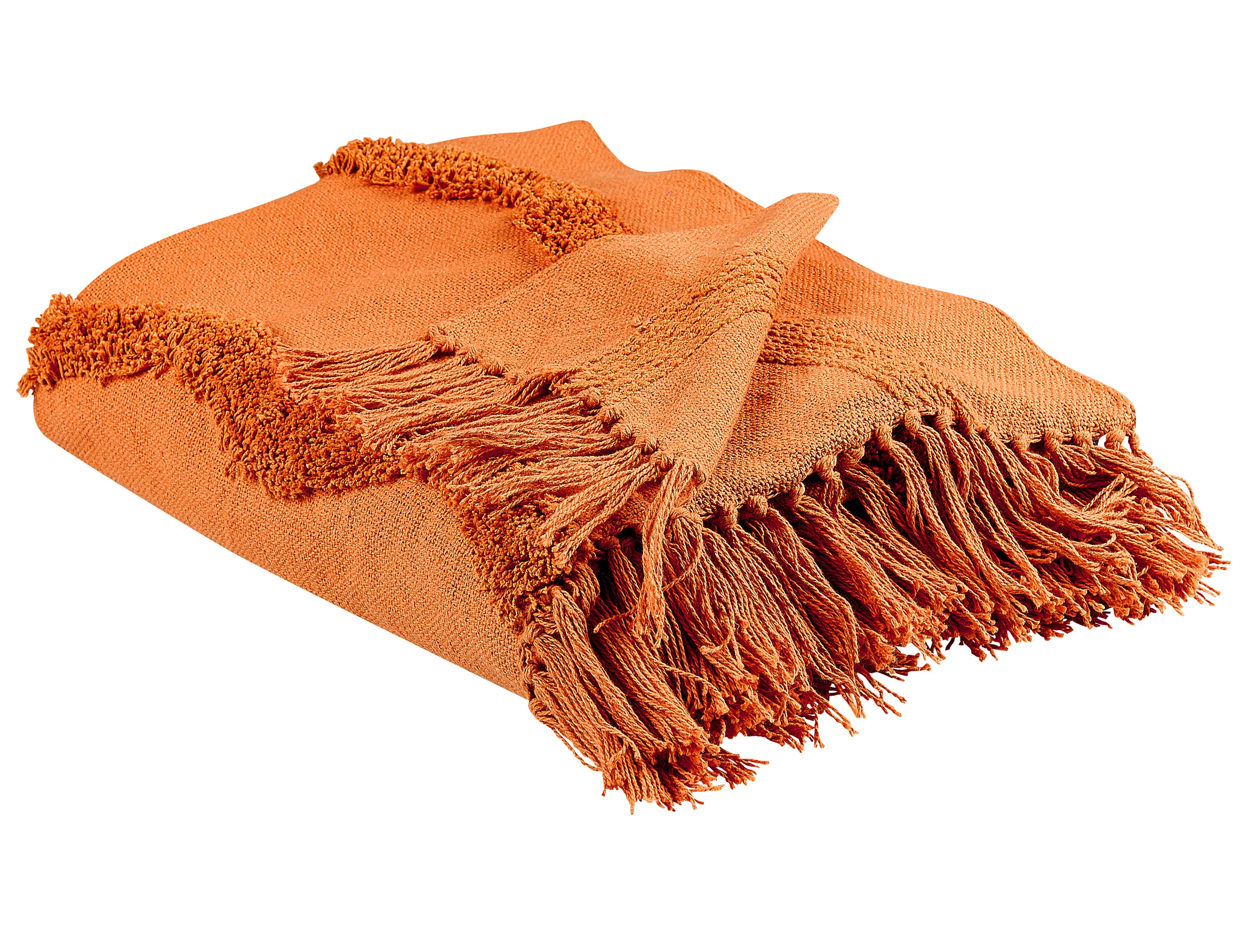Manta KHARI Algodón 125 x 150 cm Naranja