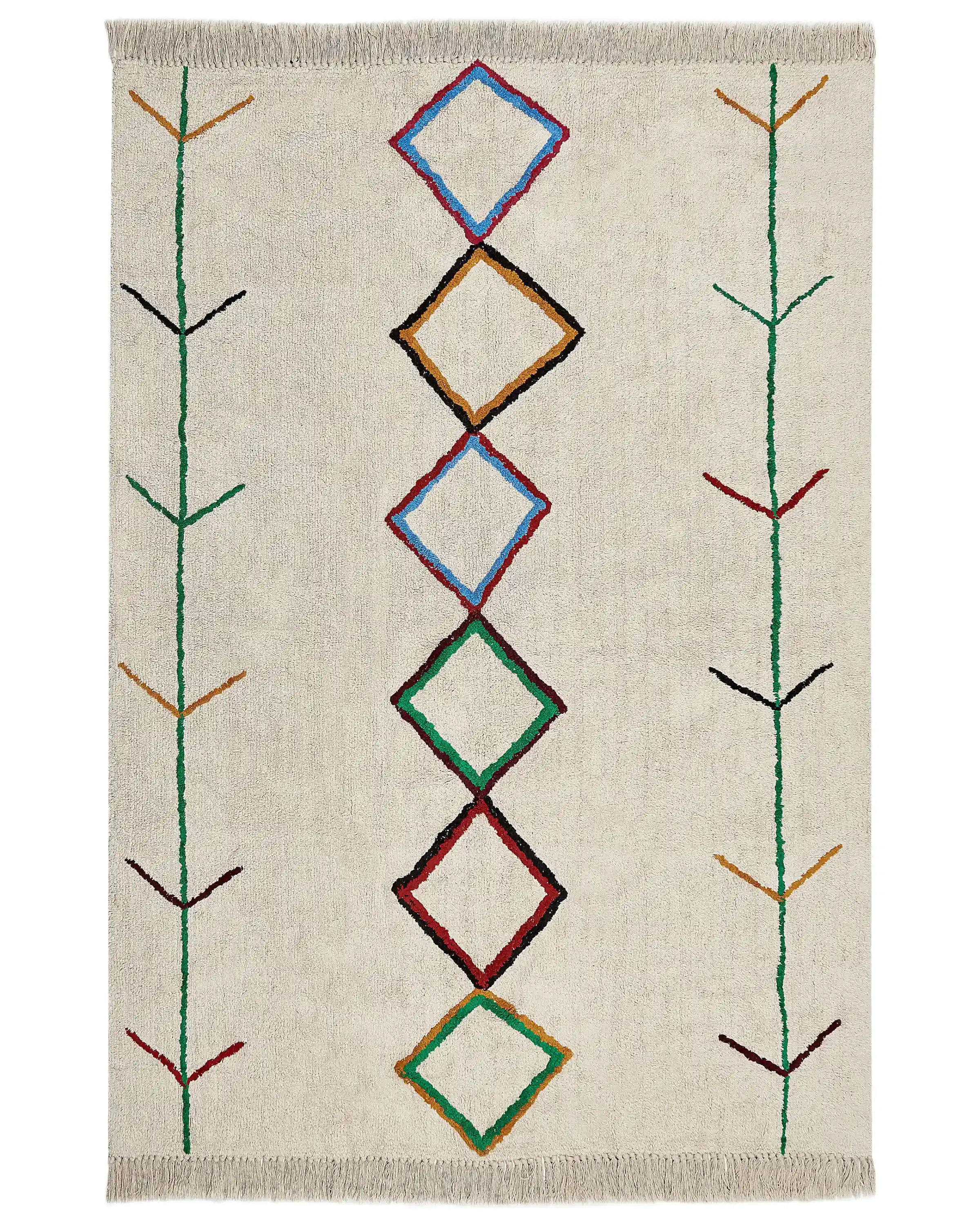 Rug CETMI Beige 160 x 230 cm Cotton