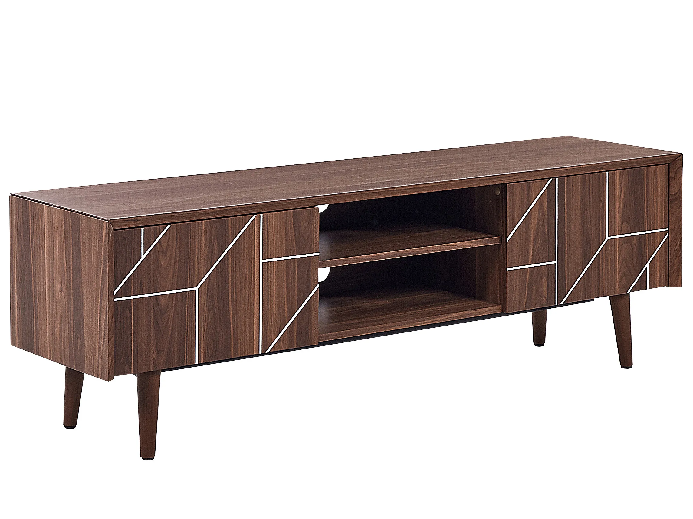 Mueble TV FRANKLIN Marrón oscuro
