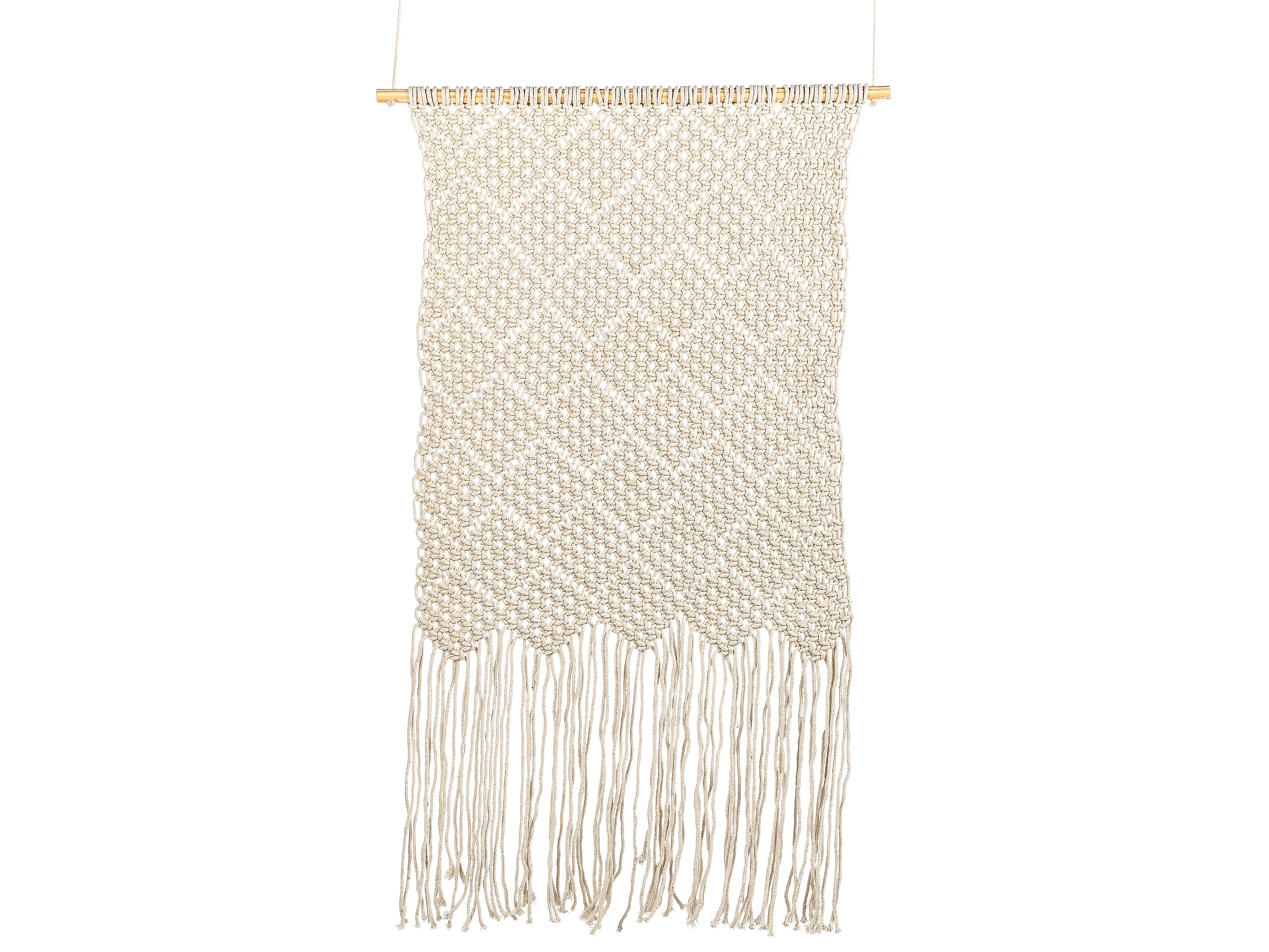 Decoración de pared de tela OKARA Algodón 126 cm Beige
