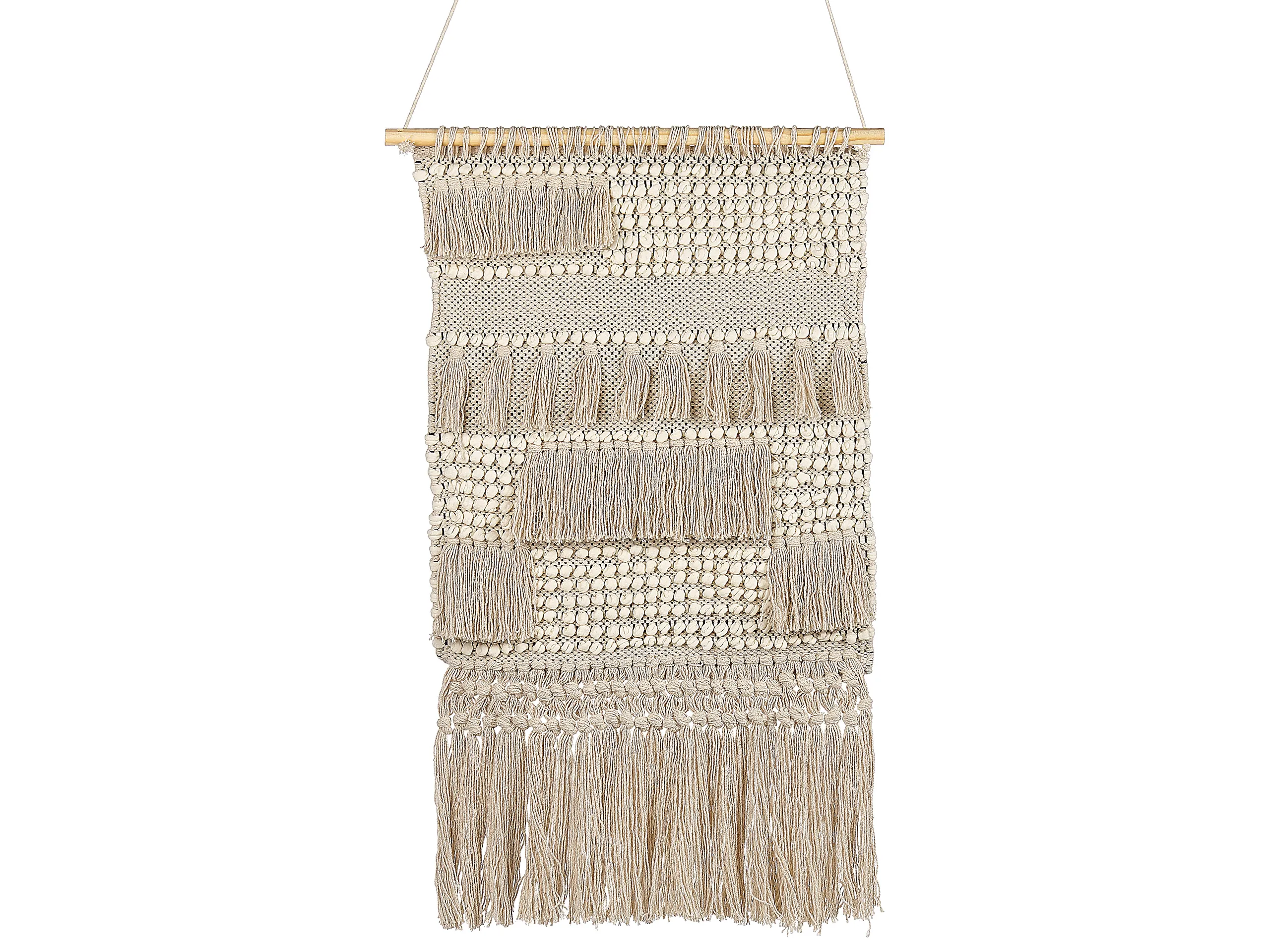 Fabric Wall Hanging GUJRAT Cotton 102 cm Beige