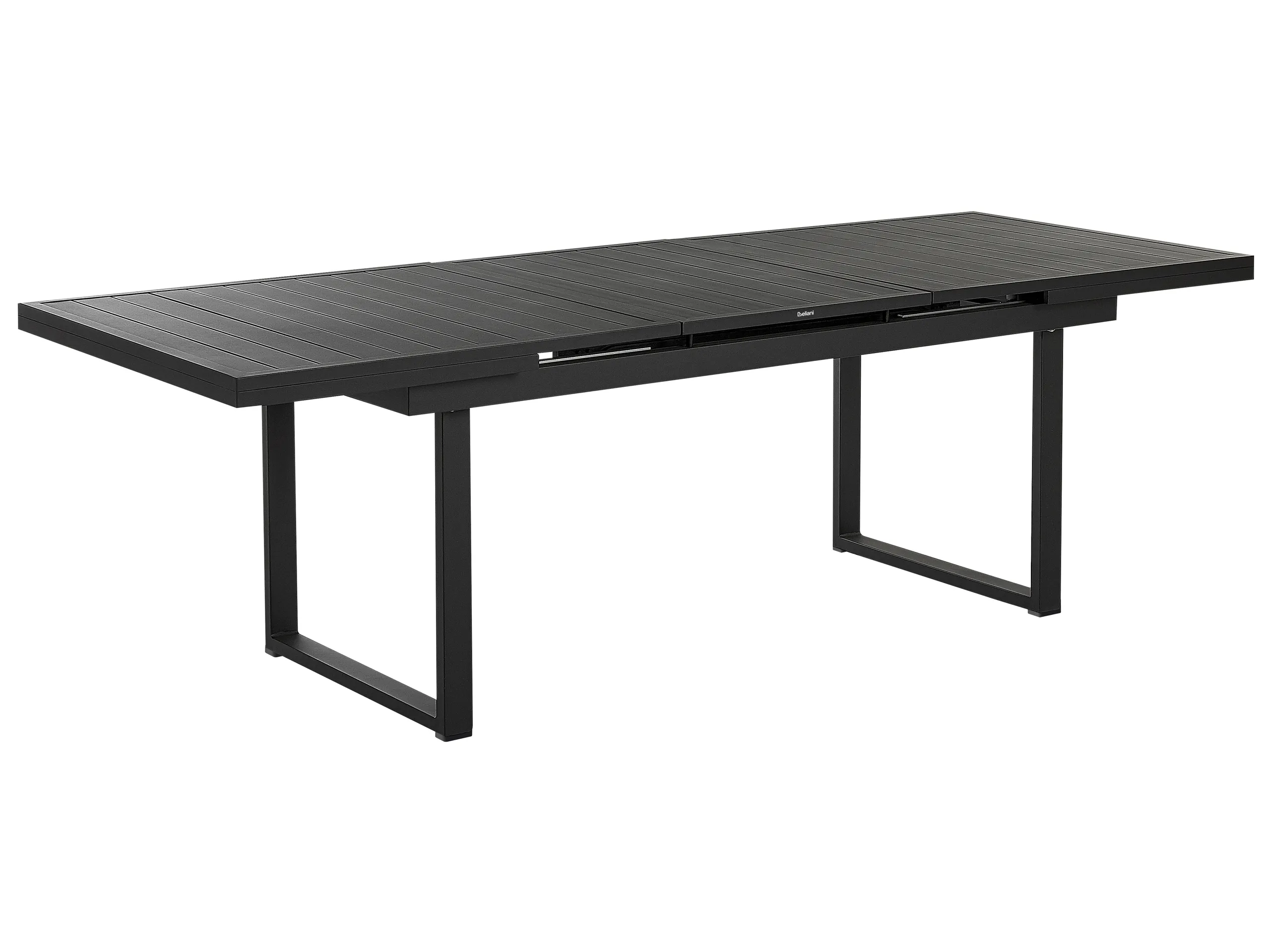 Mesa de jardín extensible VALCANETTO 180/240 cm 90 cm Metal Negro
