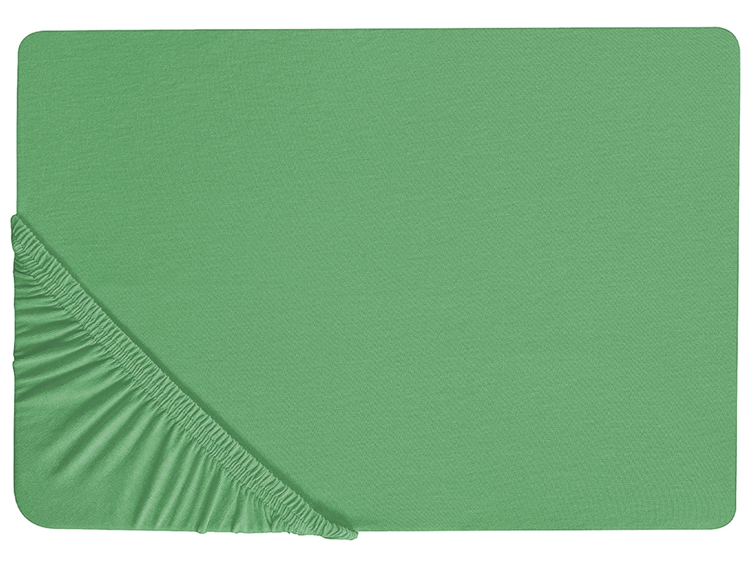 Fitted Sheet JANBU Cotton 200 x 200 cm Green