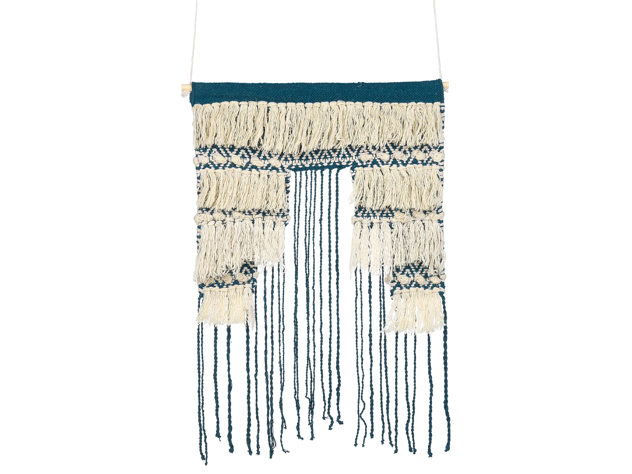 Fabric Wall Hanging NADRA Cotton 77 cm Light Beige