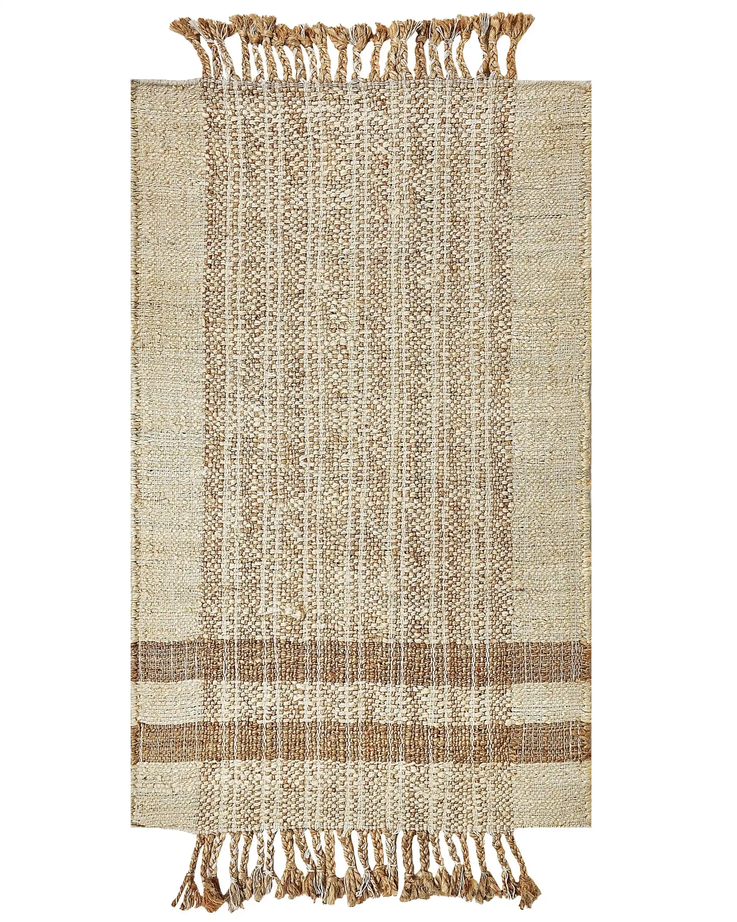 Rug ORTAOBA Beige 80 x 150 cm Jute