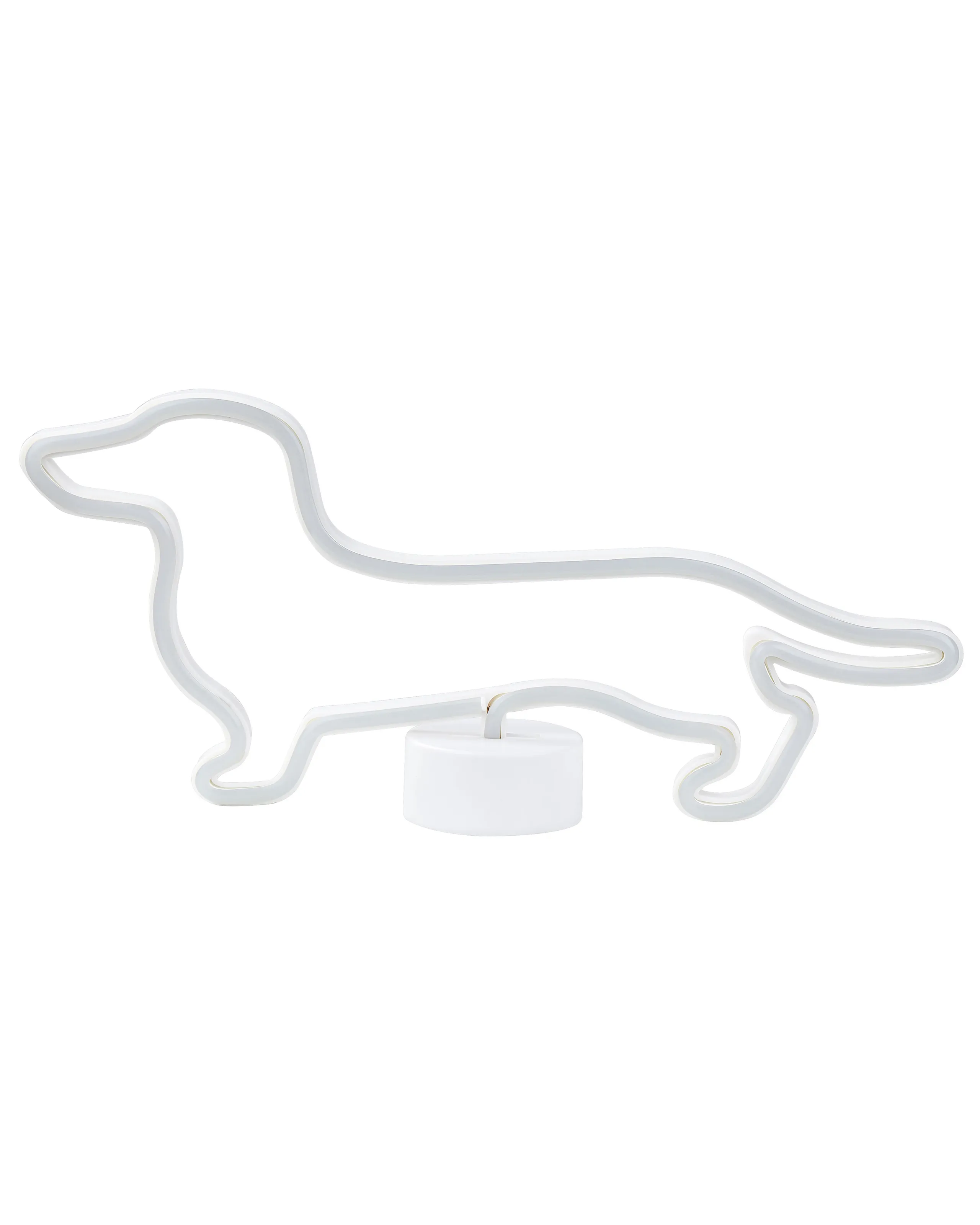 LED Neon Sign Dog FRANCIS Blue