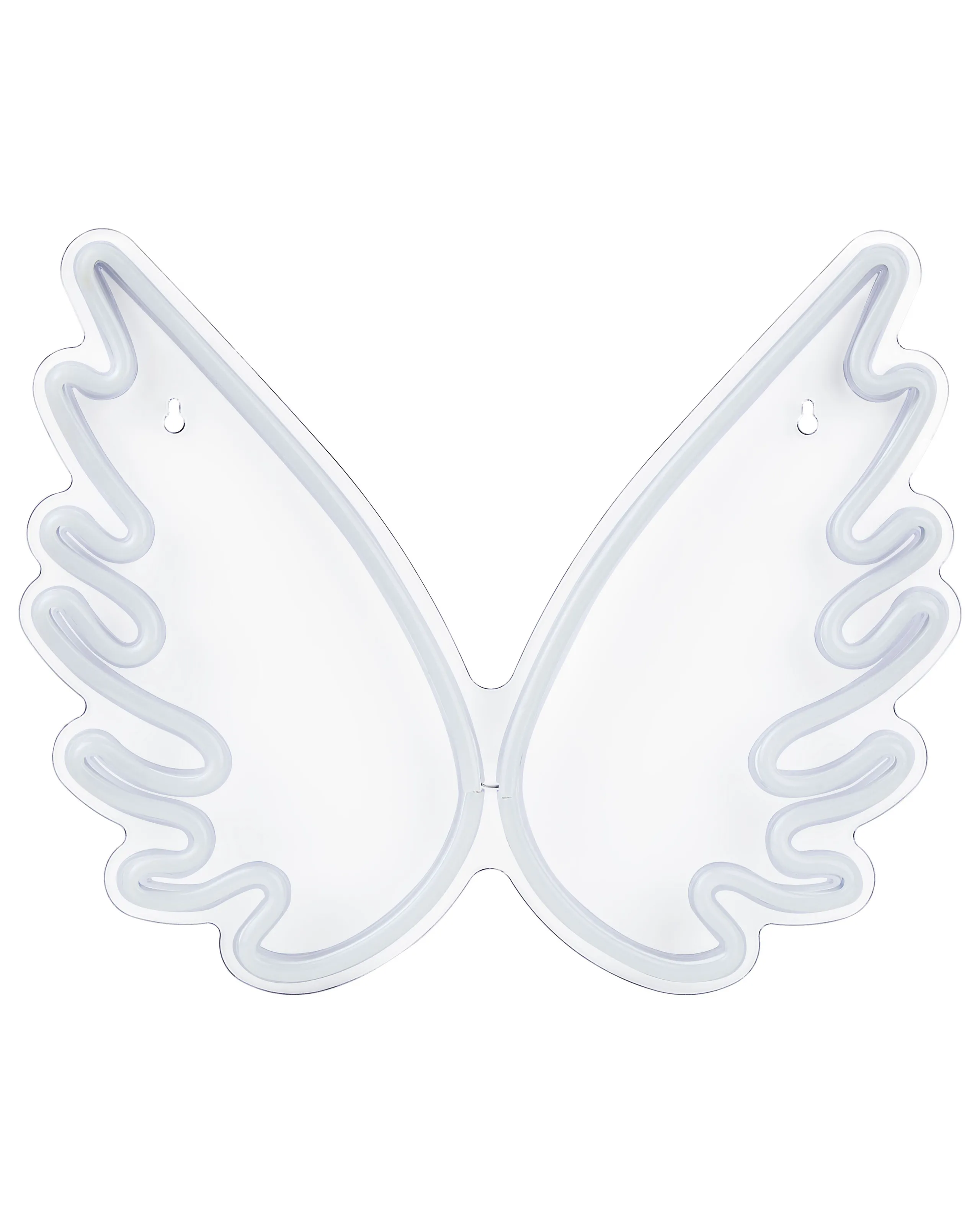 Silueta LED de neón Alas de ángel GABRIEL Blanco