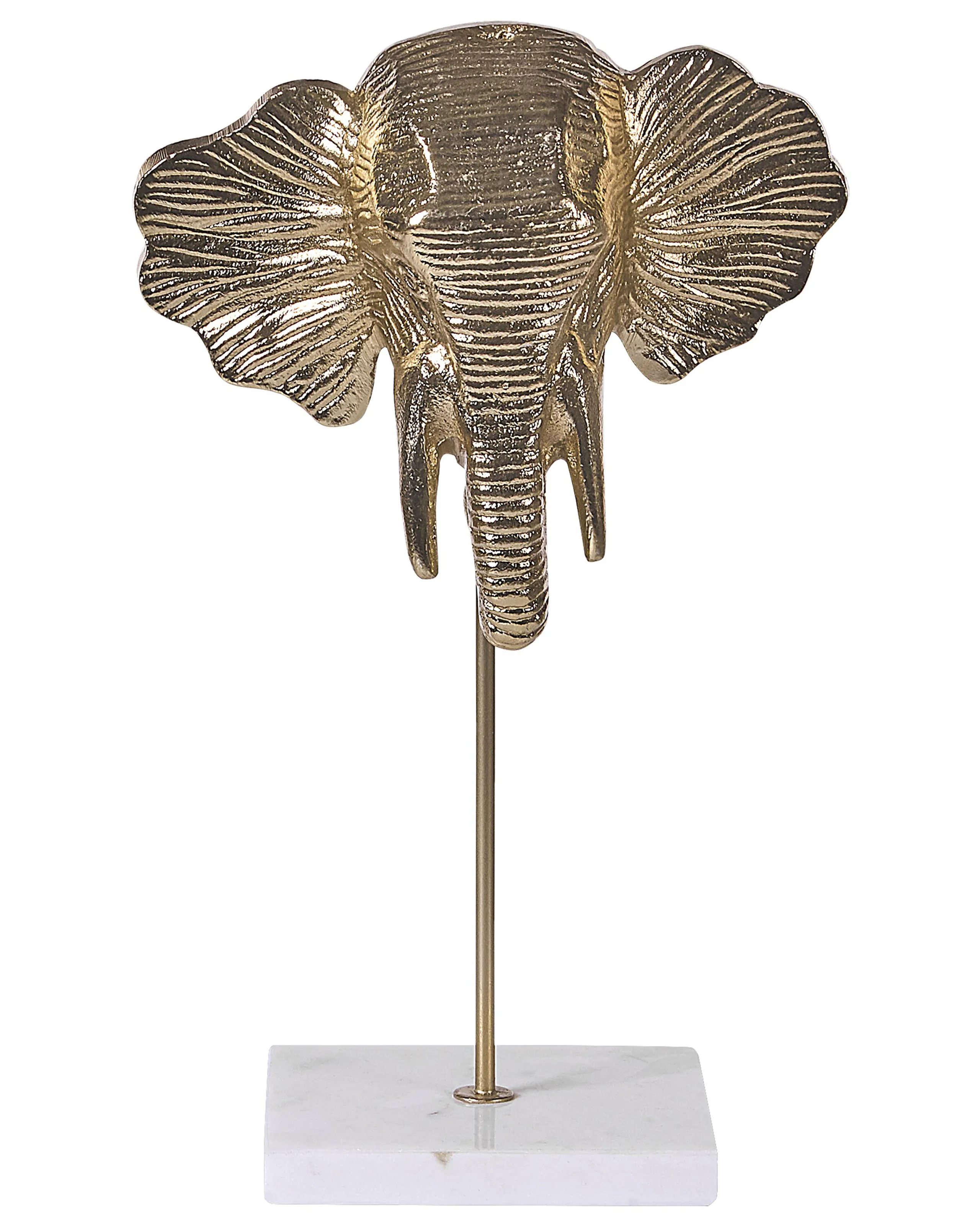 Figura decorativa Elefante KASO Metal Dorado