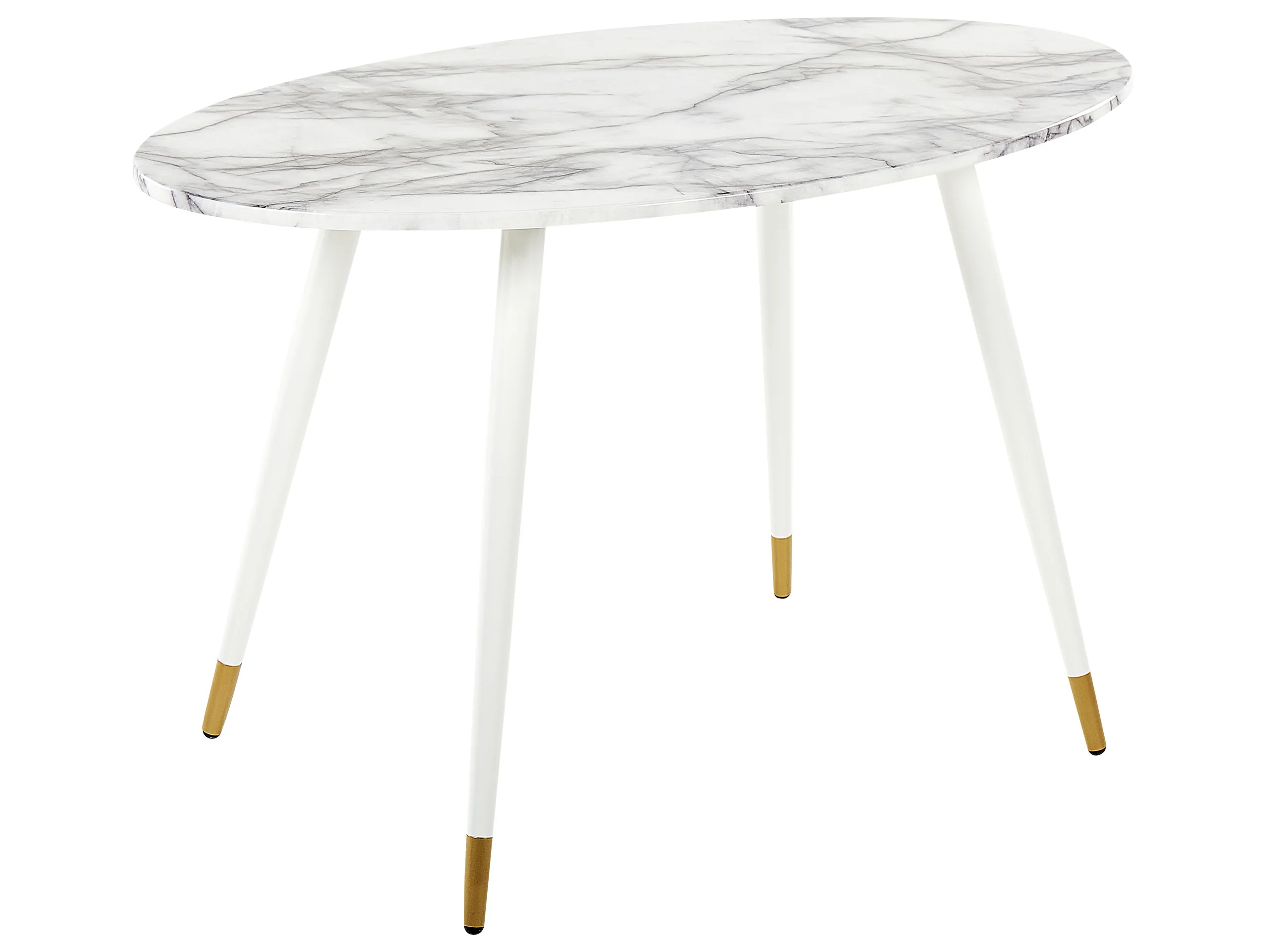 Mesa de comedor GUTIERE Mármol blanco 120 cm 70 cm