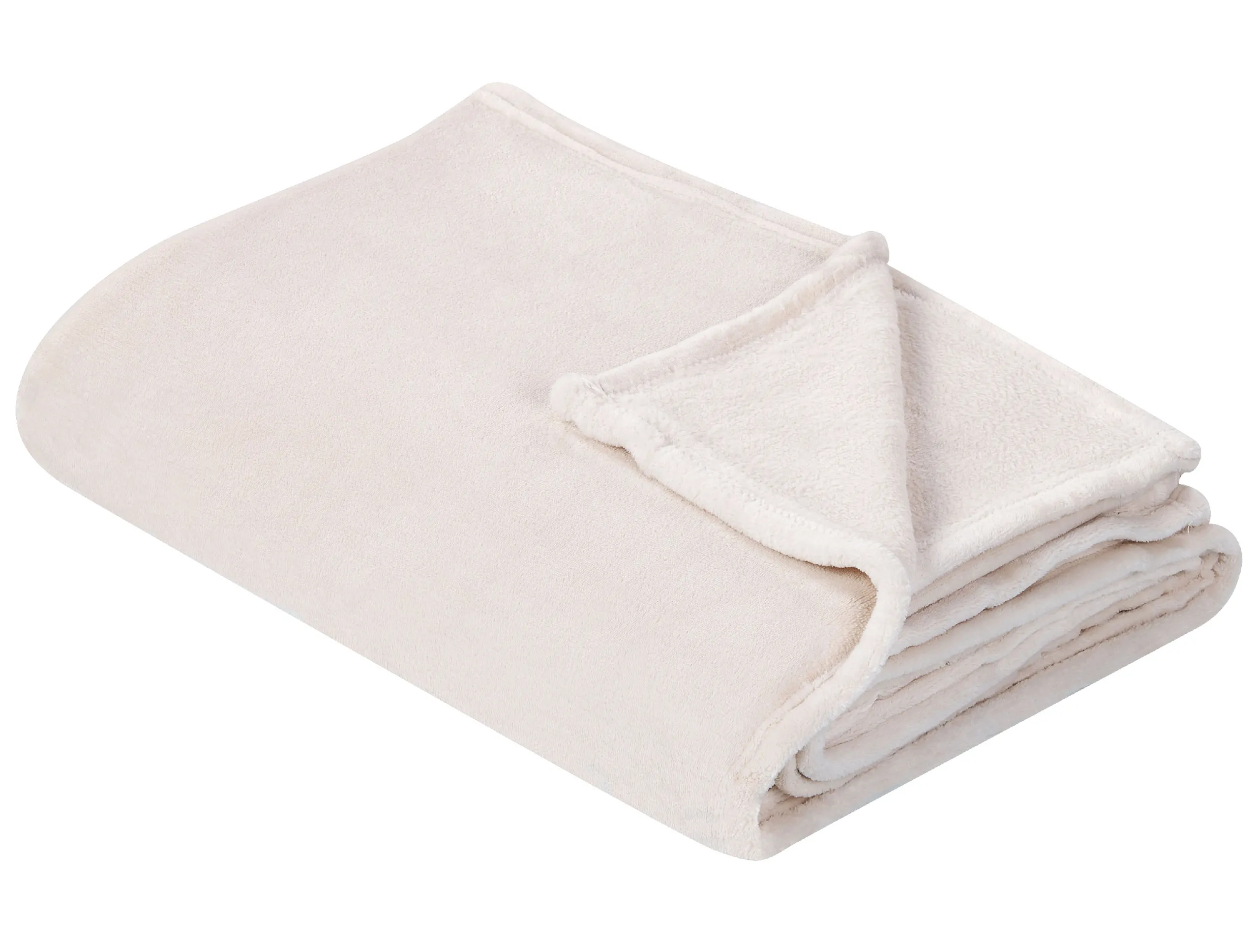 Manta BAYBURT 200 x 220 cm Blanco crema