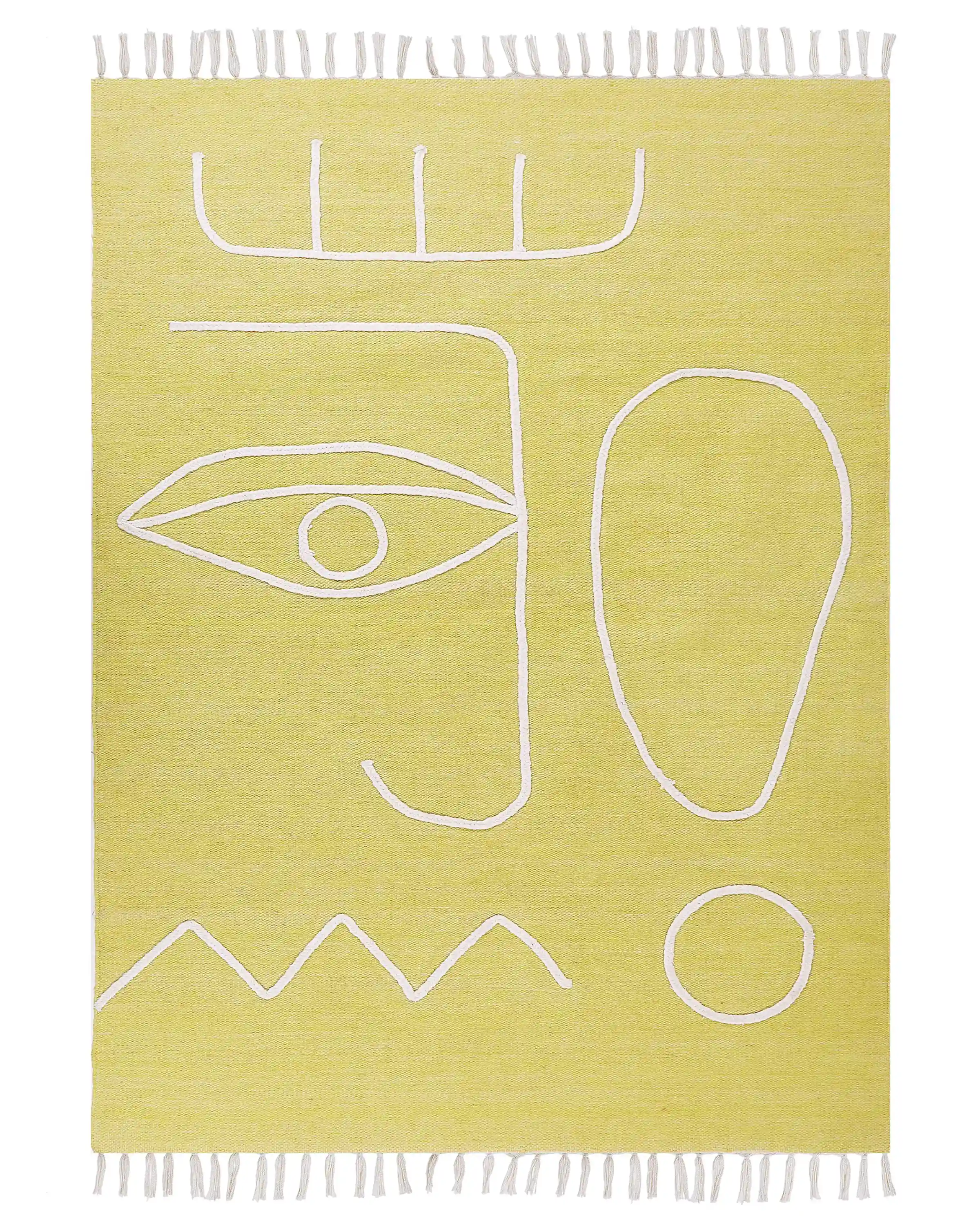 Outdoor Rug YAVU Yellow 140 x 200 cm