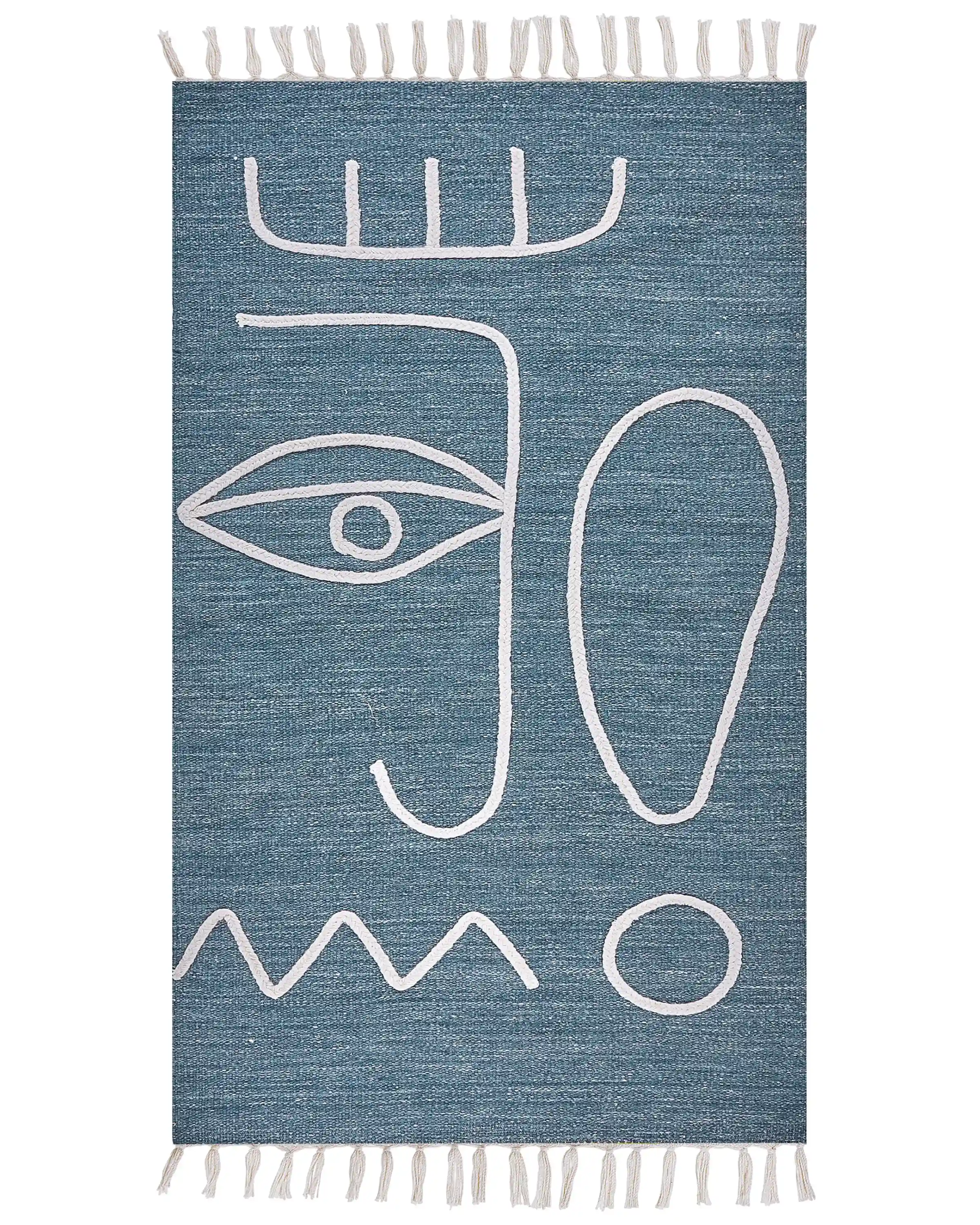 Outdoor Rug YAVU Blue 80 x 150 cm