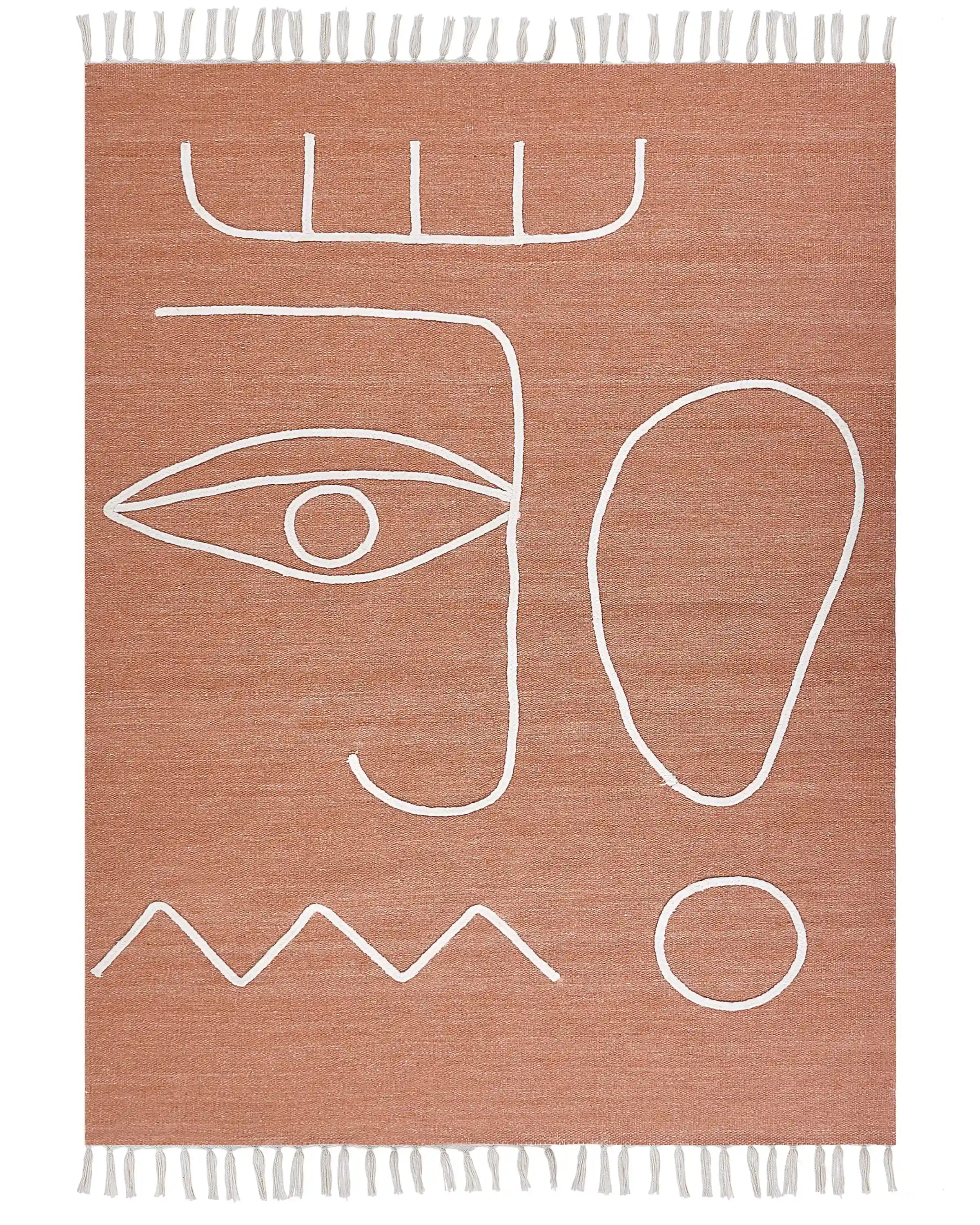 Outdoor Rug YAVU Light Red 140 x 200 cm