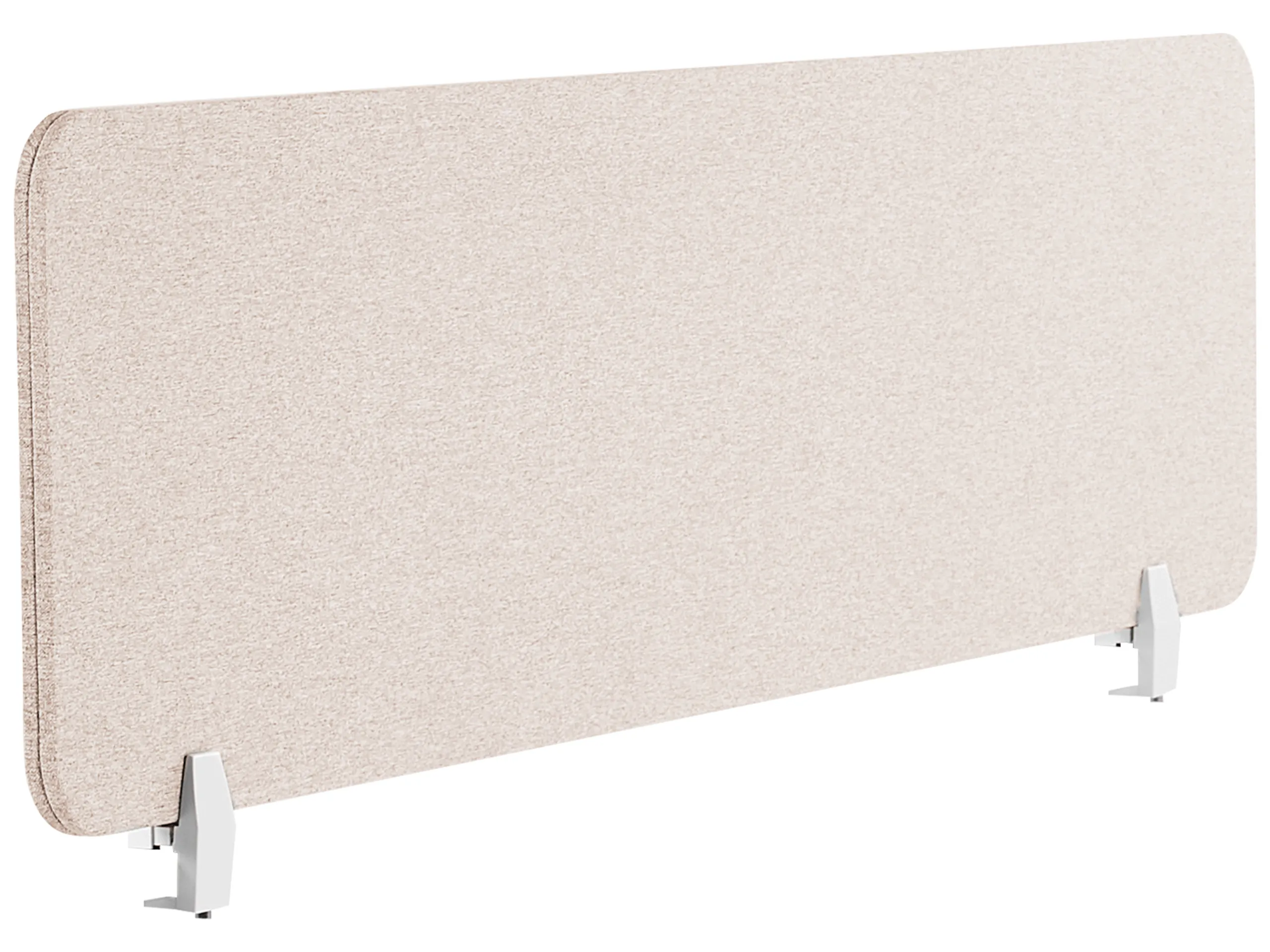 Desk Screen WALLY 160 x 40 cm Beige