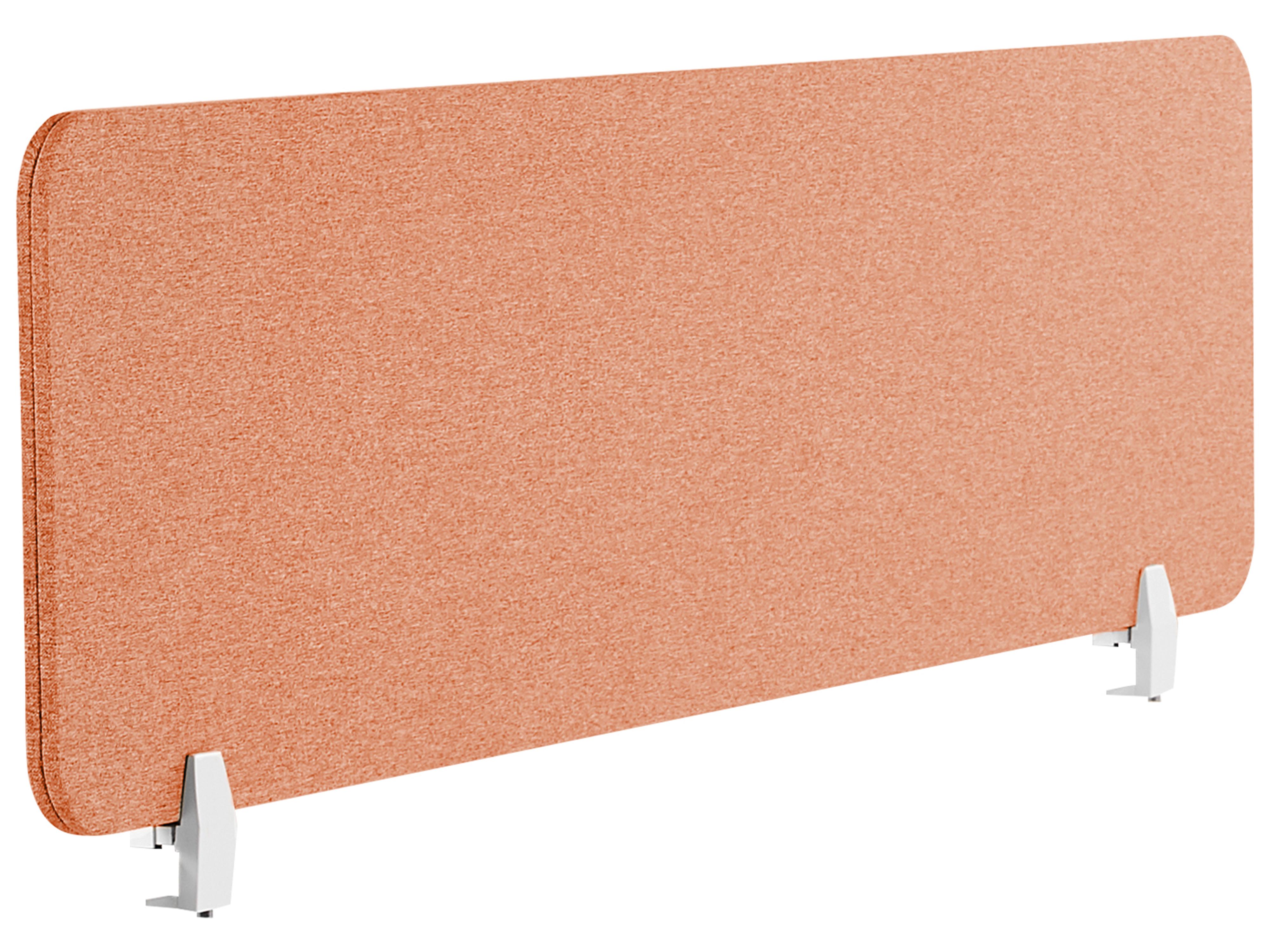 Desk Screen WALLY 160 x 40 cm Light Red