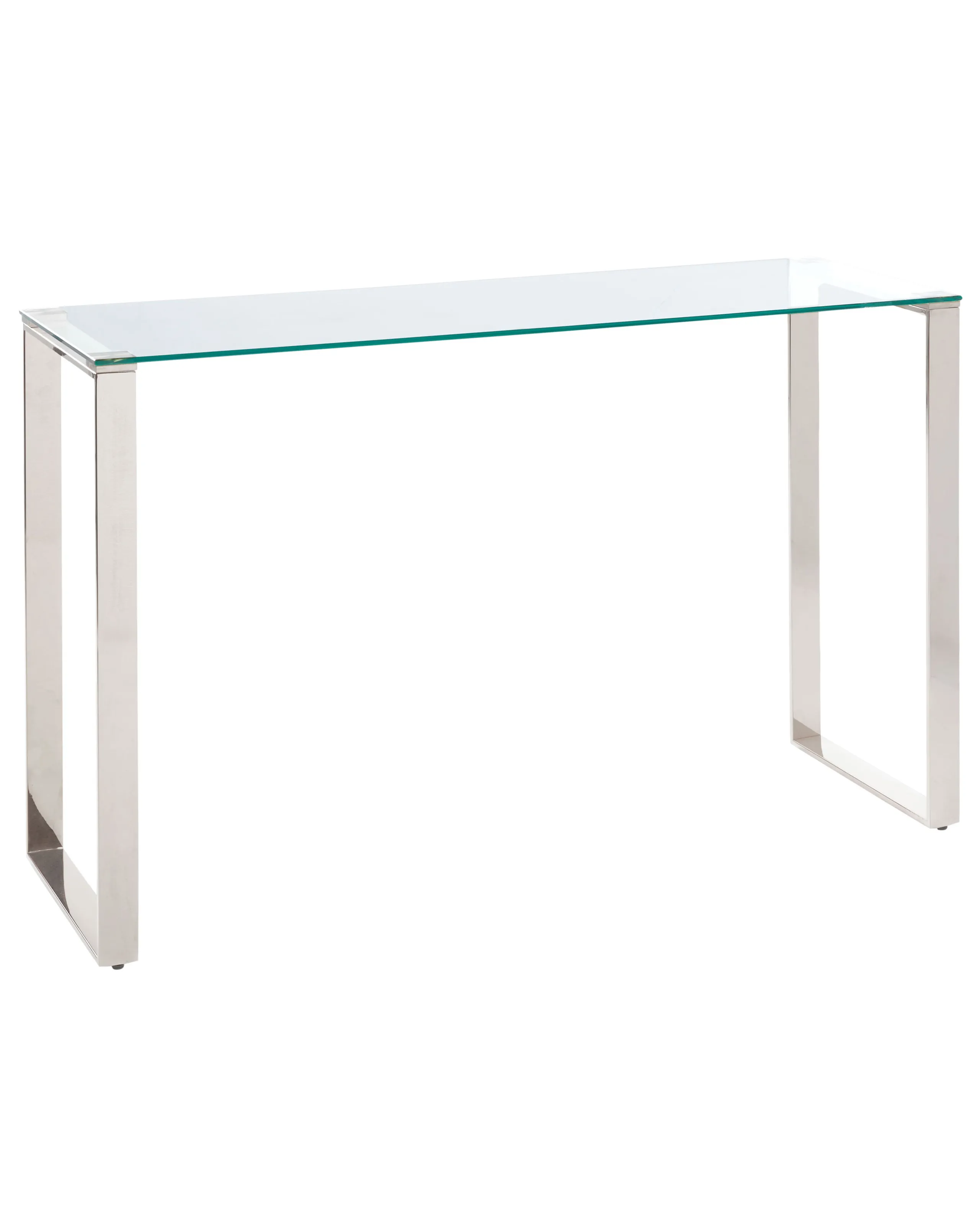 Consola TILON Vidrio templado Plateado