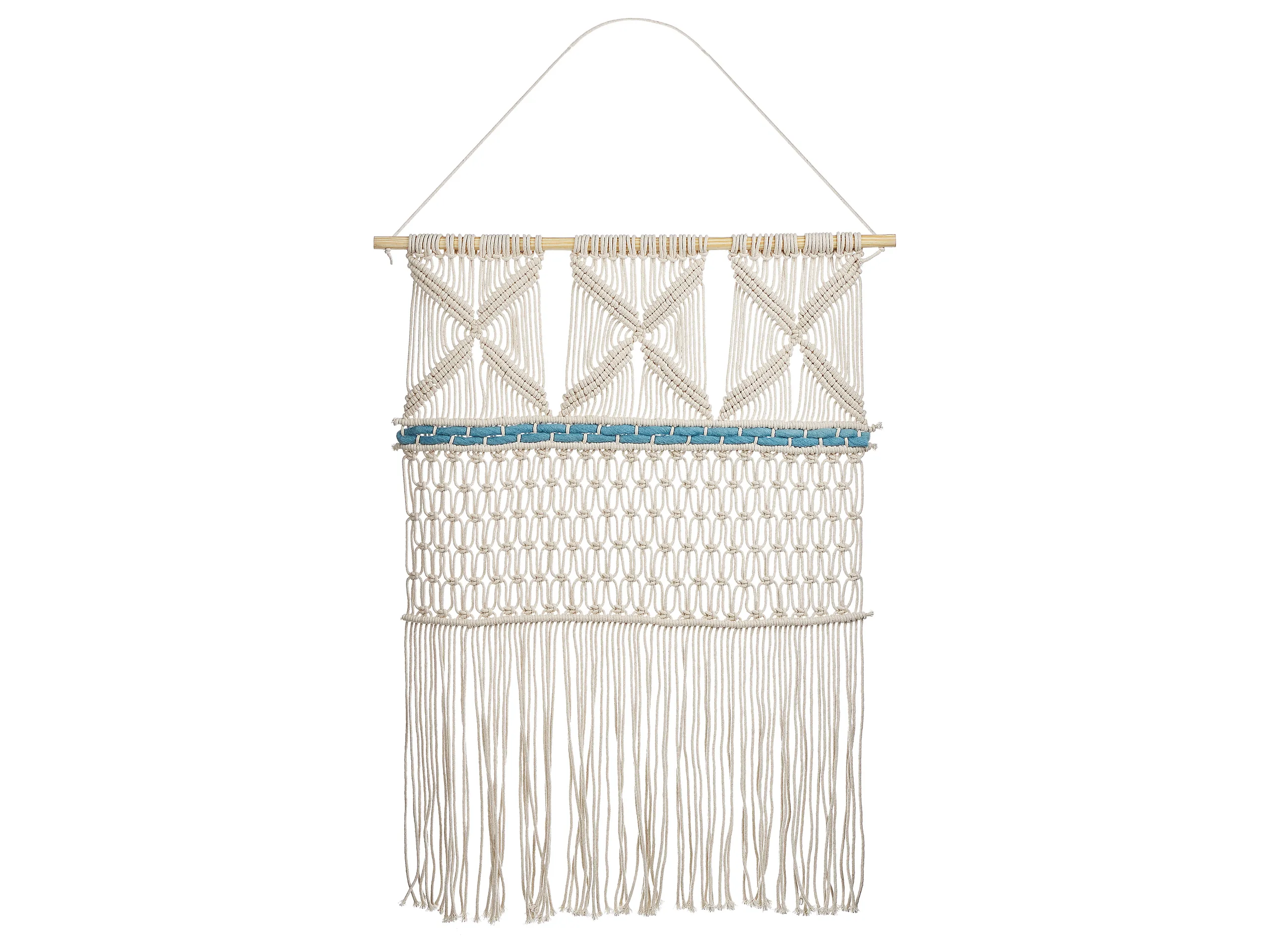 Fabric Wall Hanging KALADY Cotton 141 cm Beige