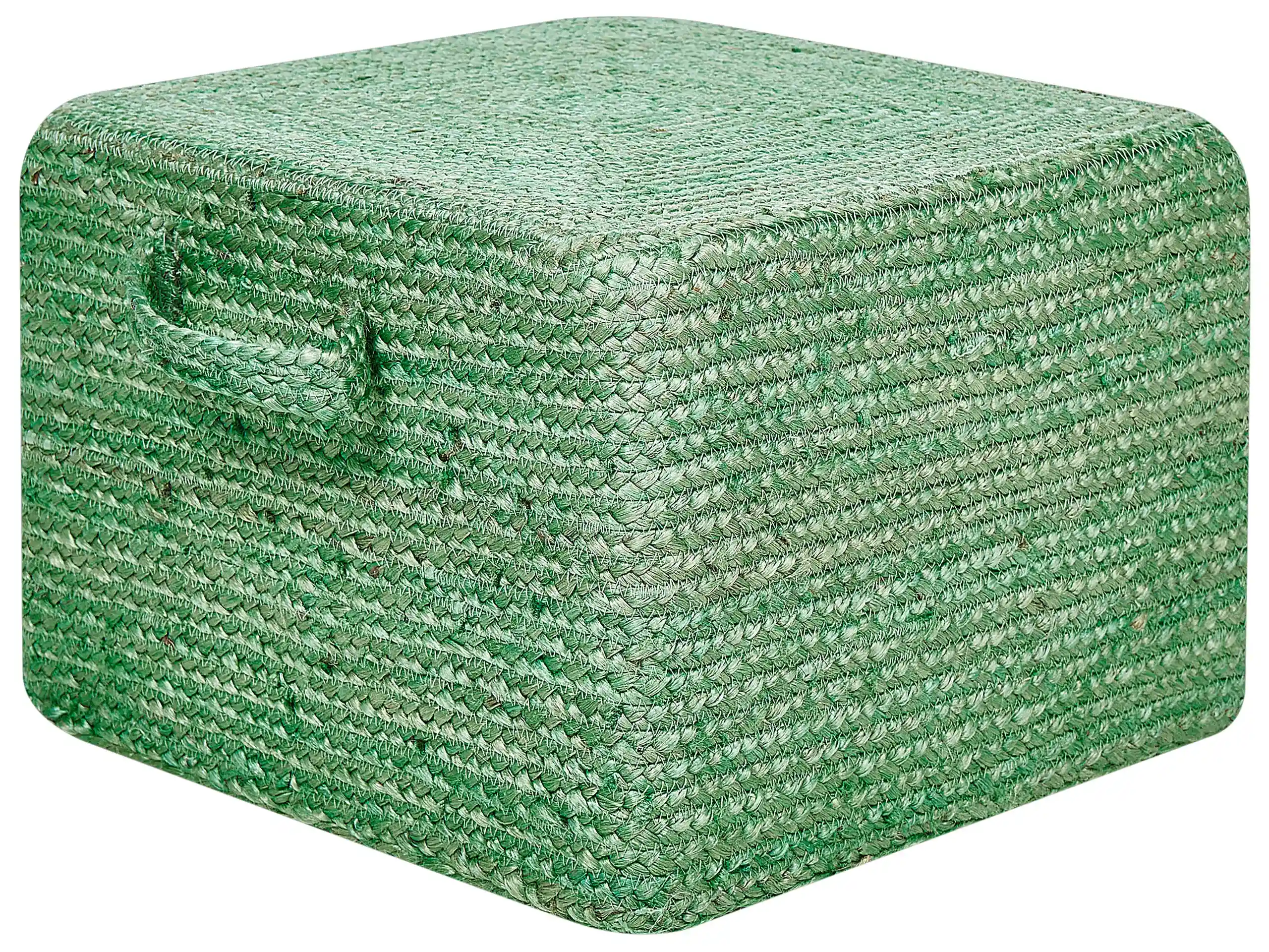Pouffe DHADAR Jute Green