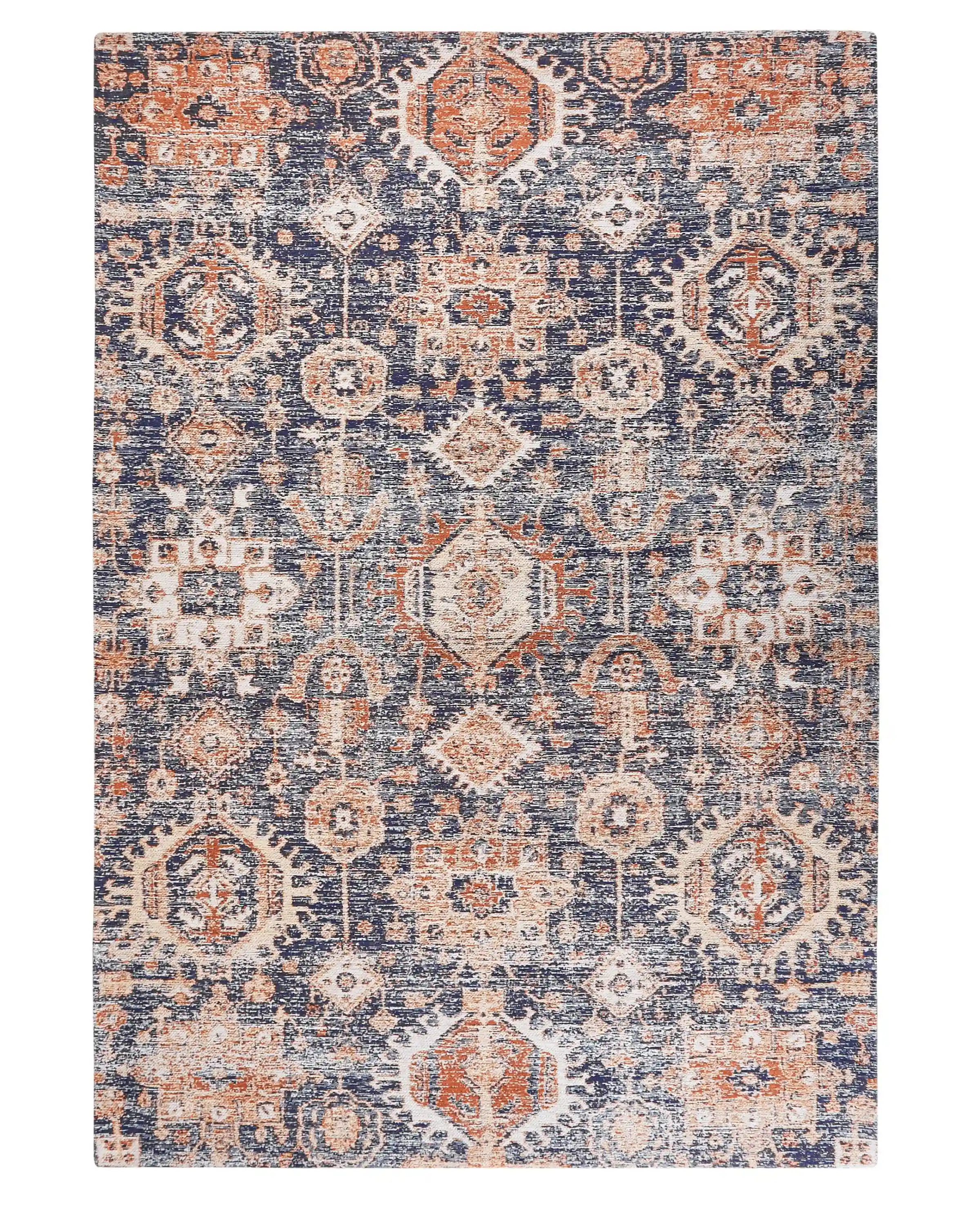 Rug KURIN Blue 140 x 200 cm Cotton