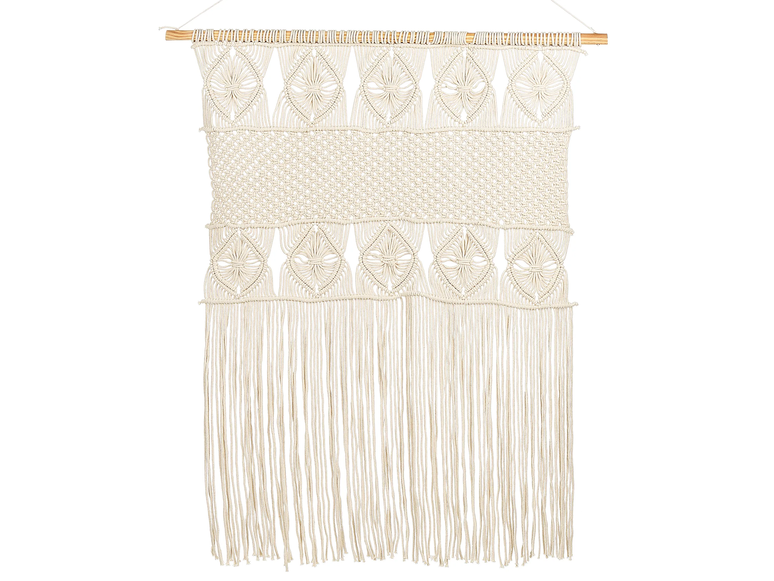 Fabric Wall Hanging LAHRI Cotton 118 cm Beige