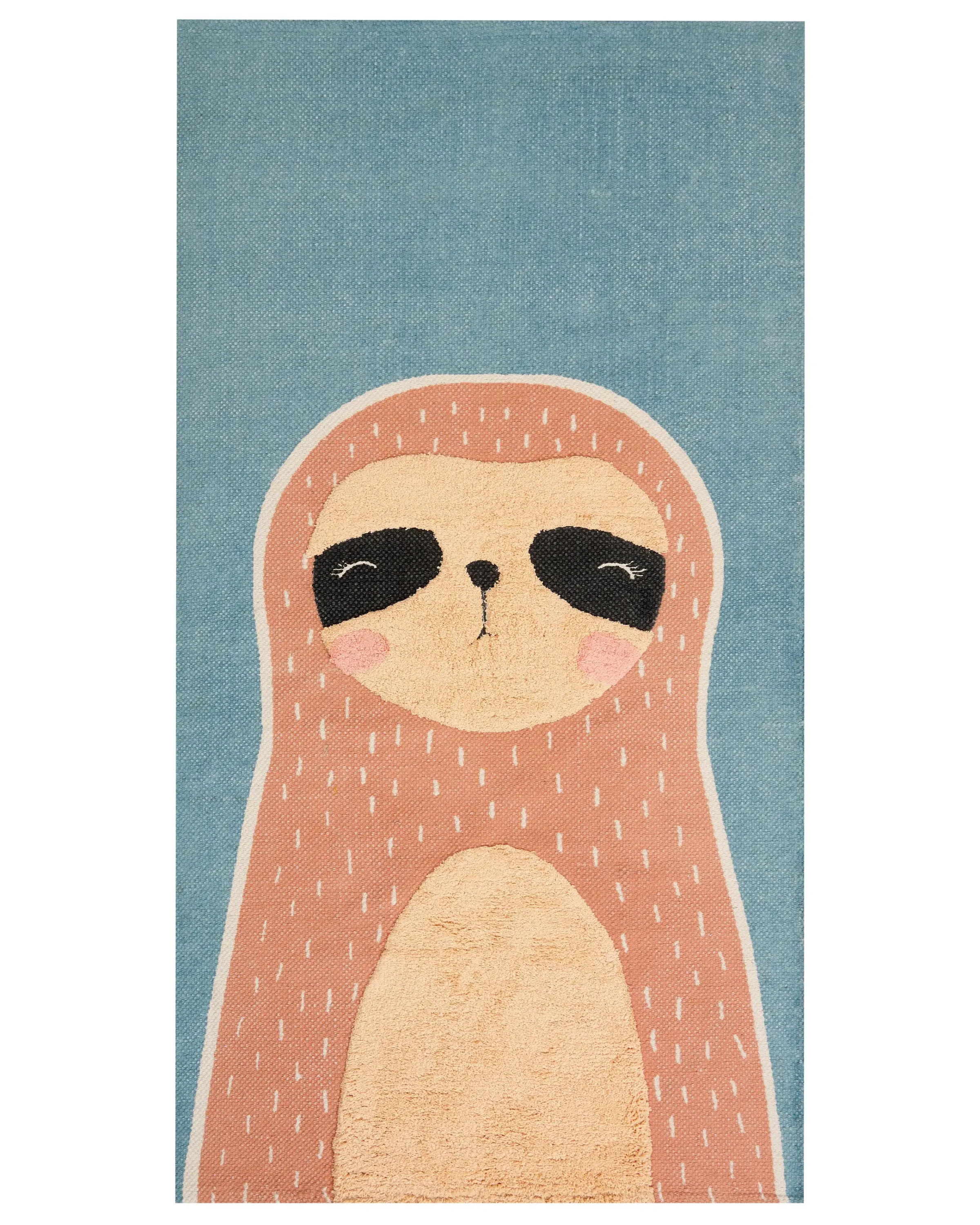 Kids Rug ISAK Blue 80 x 150 cm Cotton