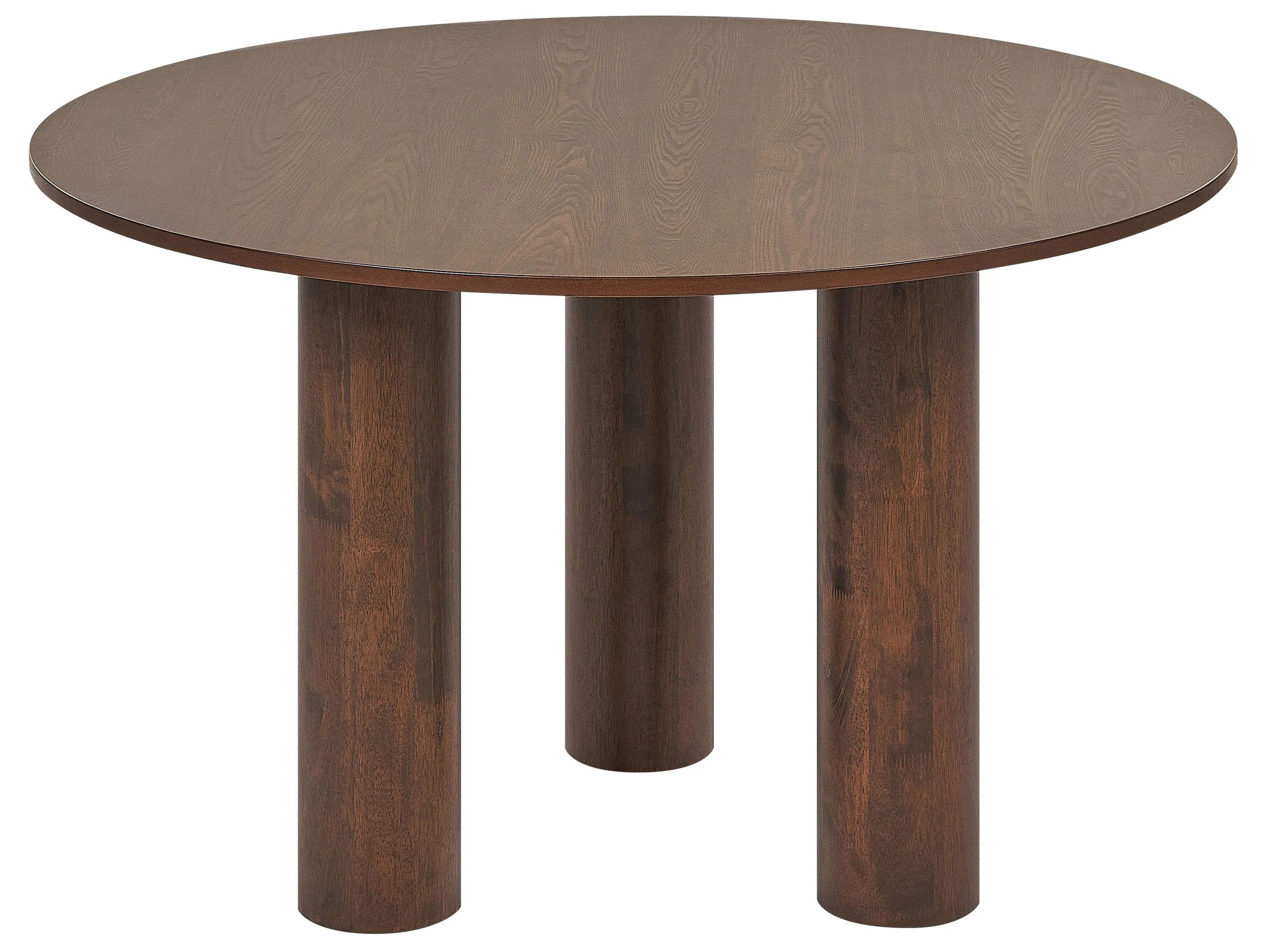 Mesa de comedor ORIN Fresno oscuro 120 cm 120 cm