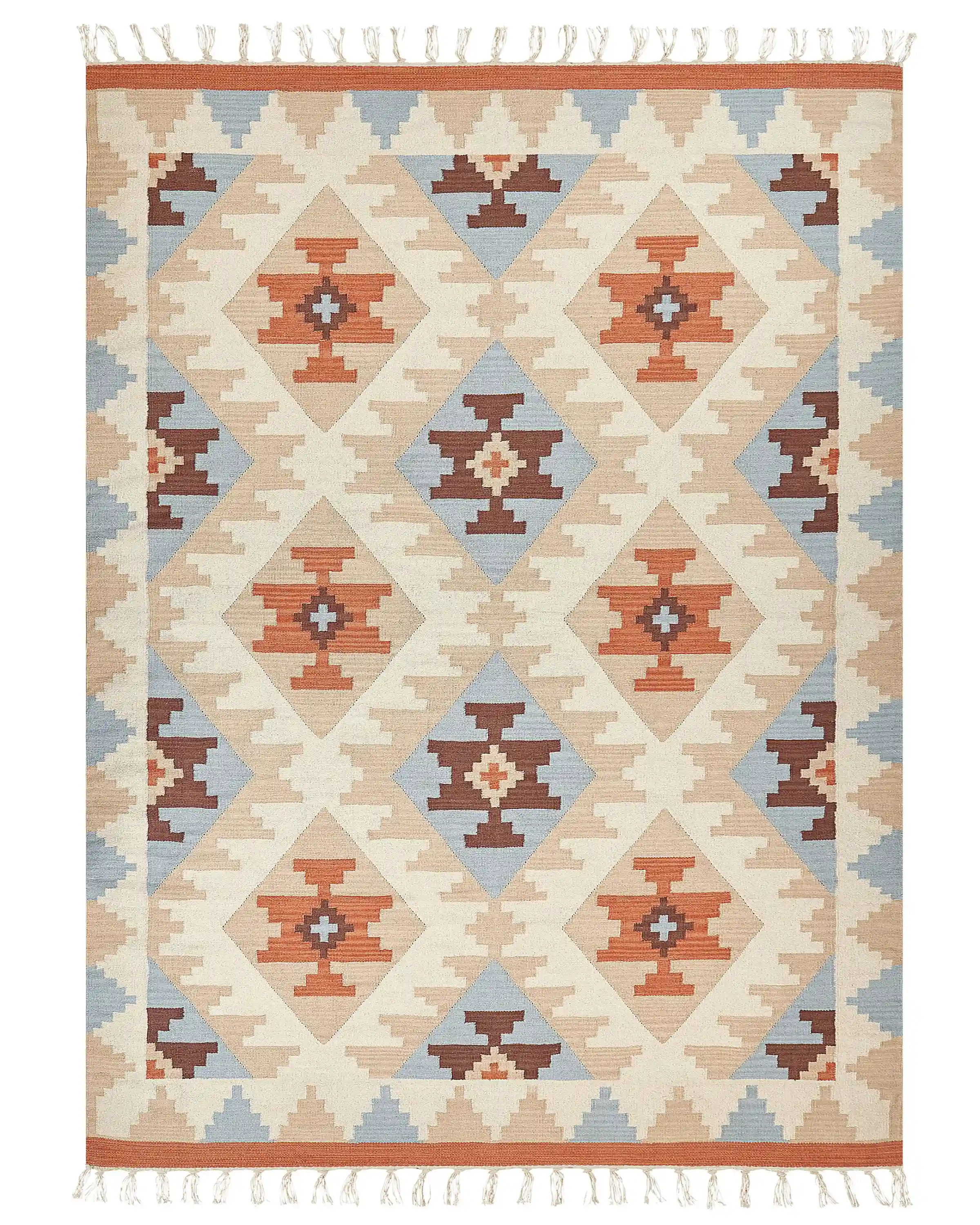 Rug DILIJAN Multicolour 160 x 230 cm Cotton Kilim