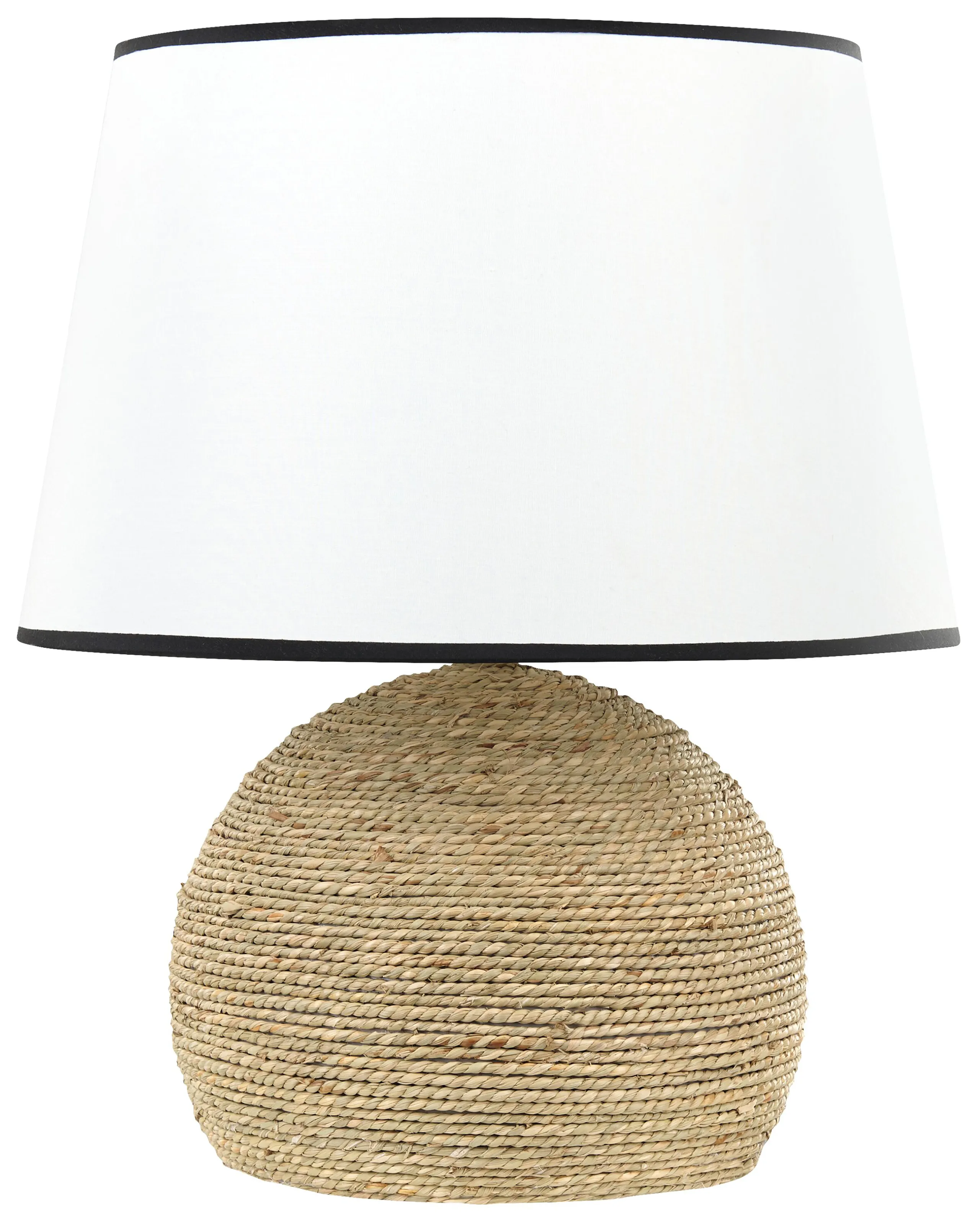 Lámpara de mesa GROWEE Mimbre Natural