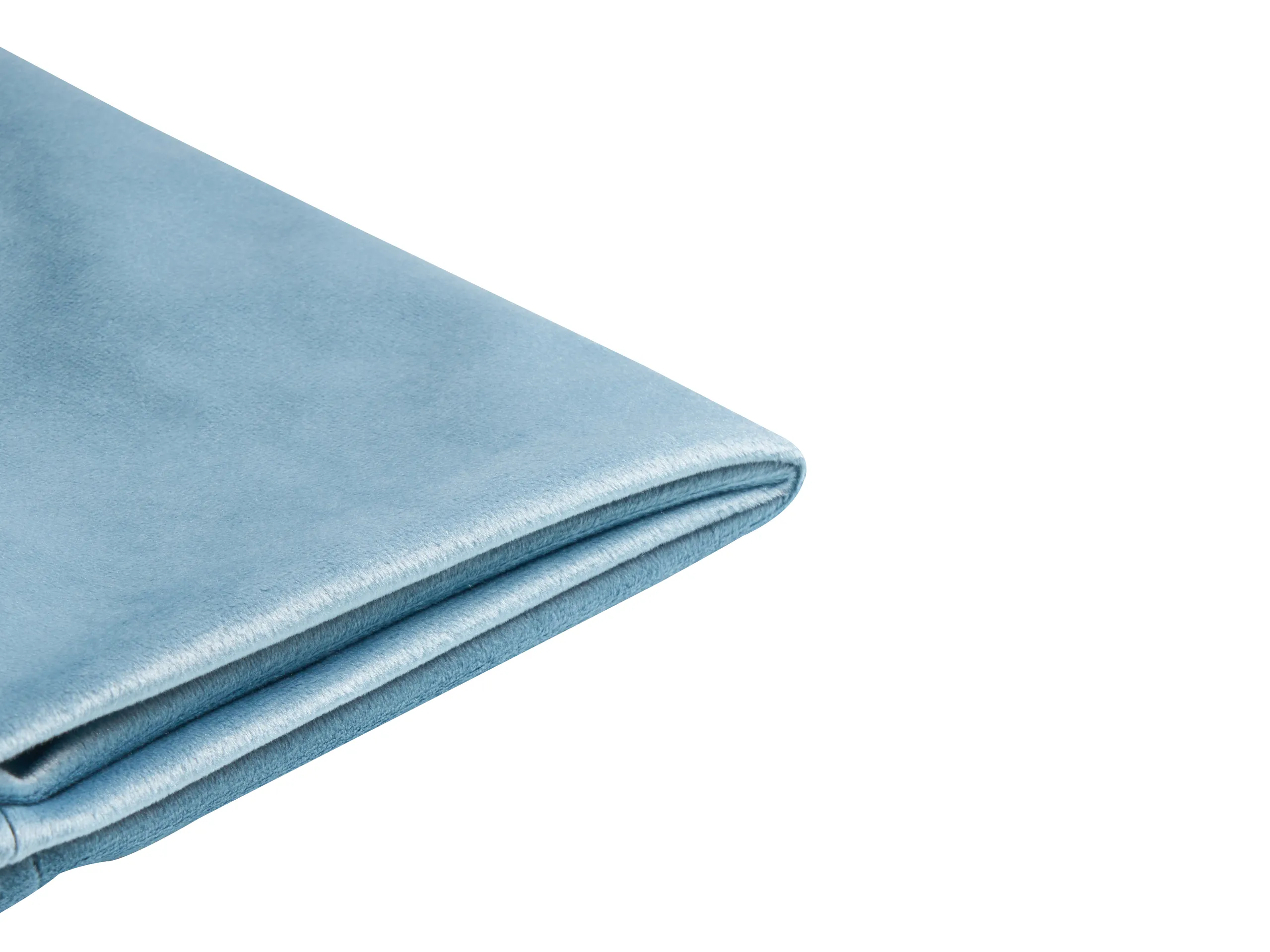 Funda para cama Terciopelo FITOU 90 x 200 cm Azul claro