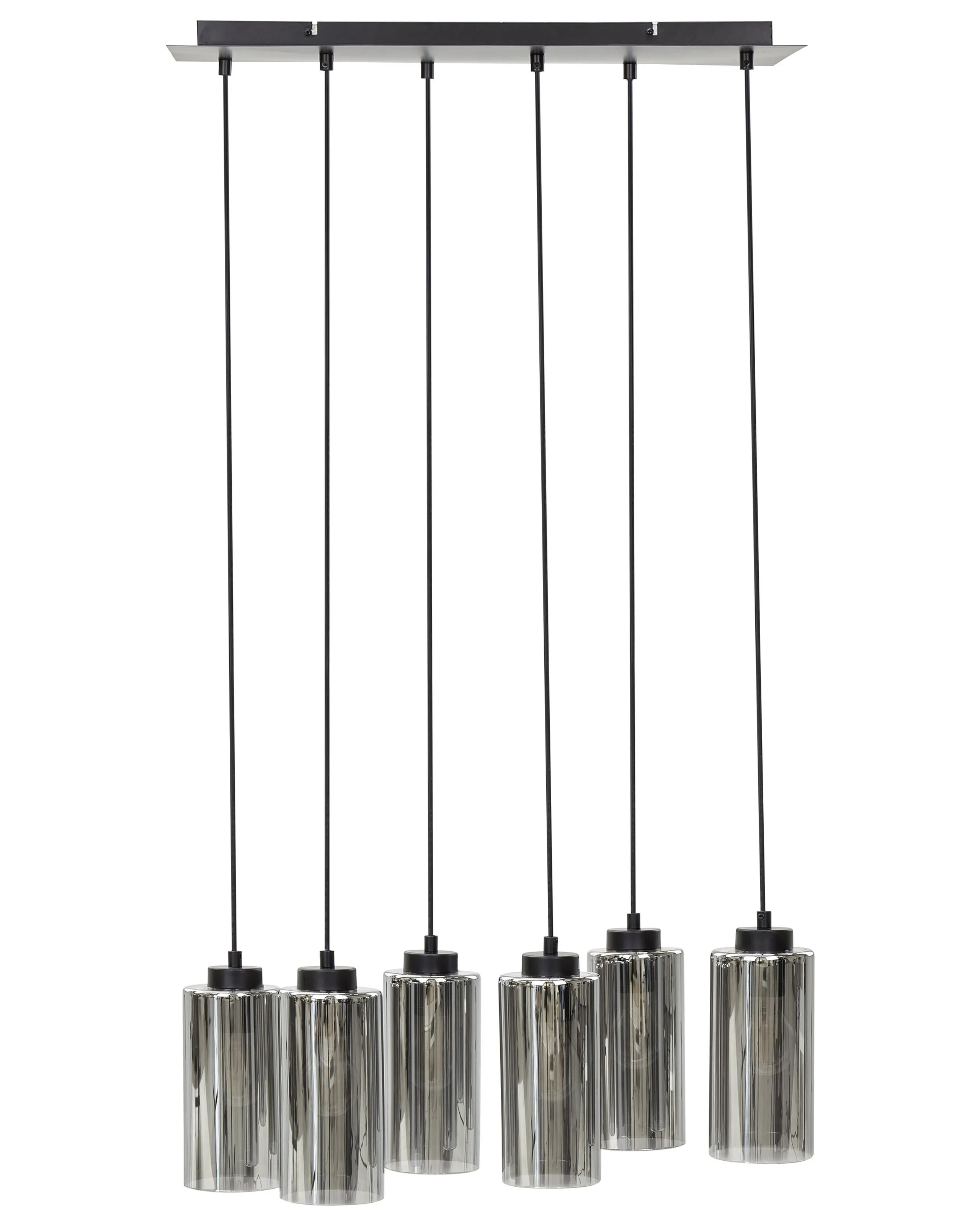 Lámpara colgante PURIRI Vidrio Gris