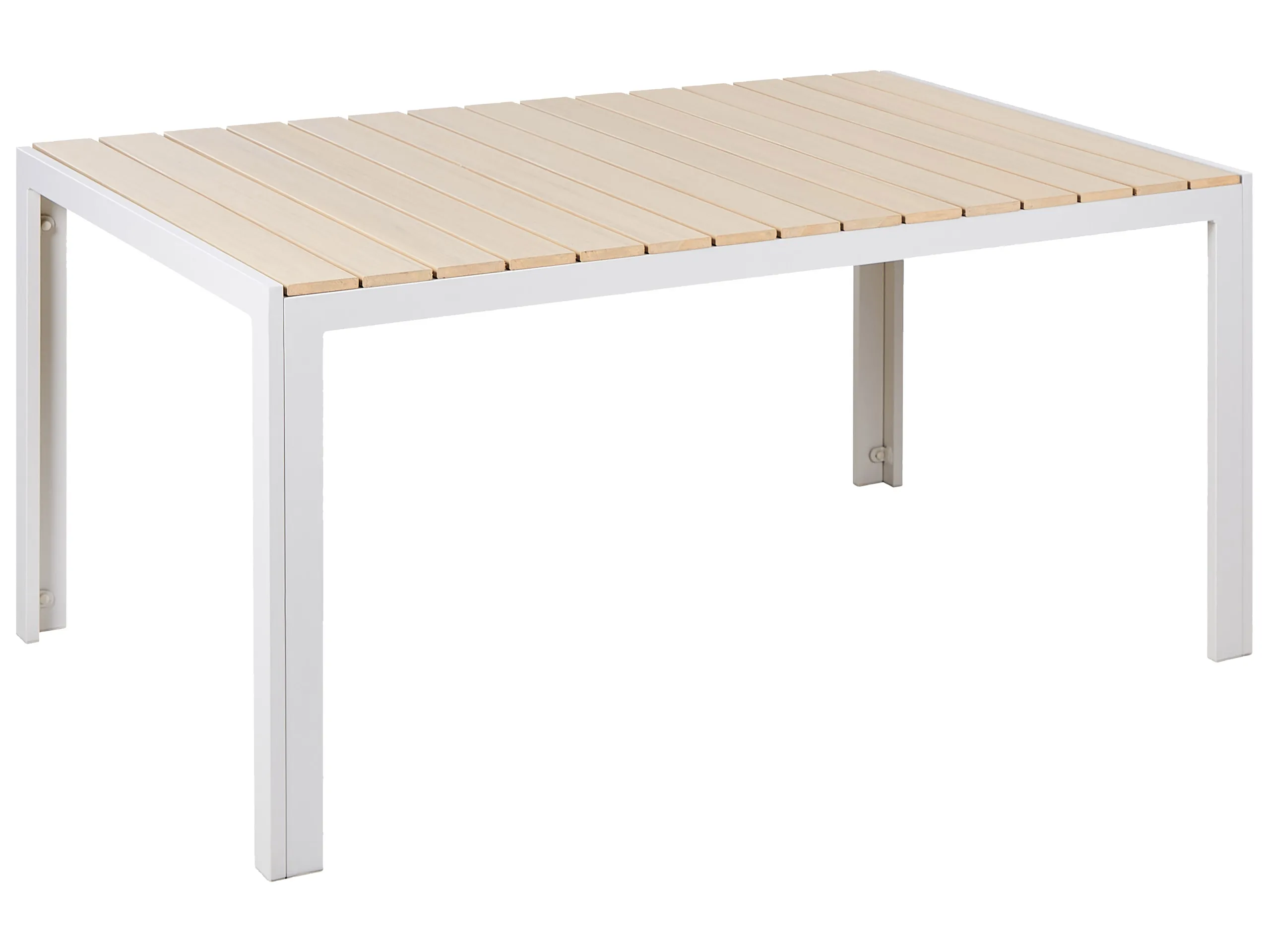 Outdoor Dining Table for 6 COMO 150 cm 90 cm Beige