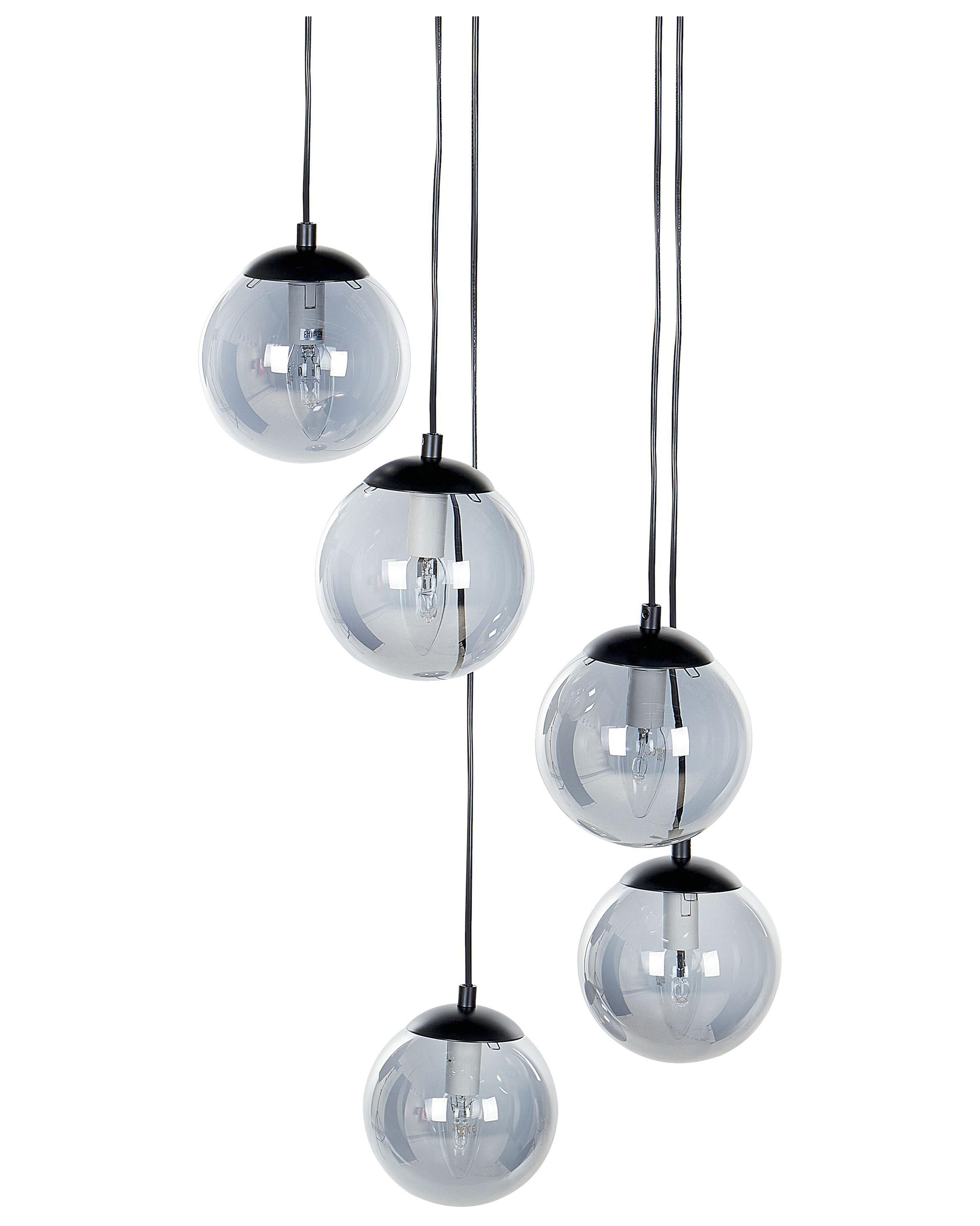 Lámpara colgante NOEL Vidrio Negro