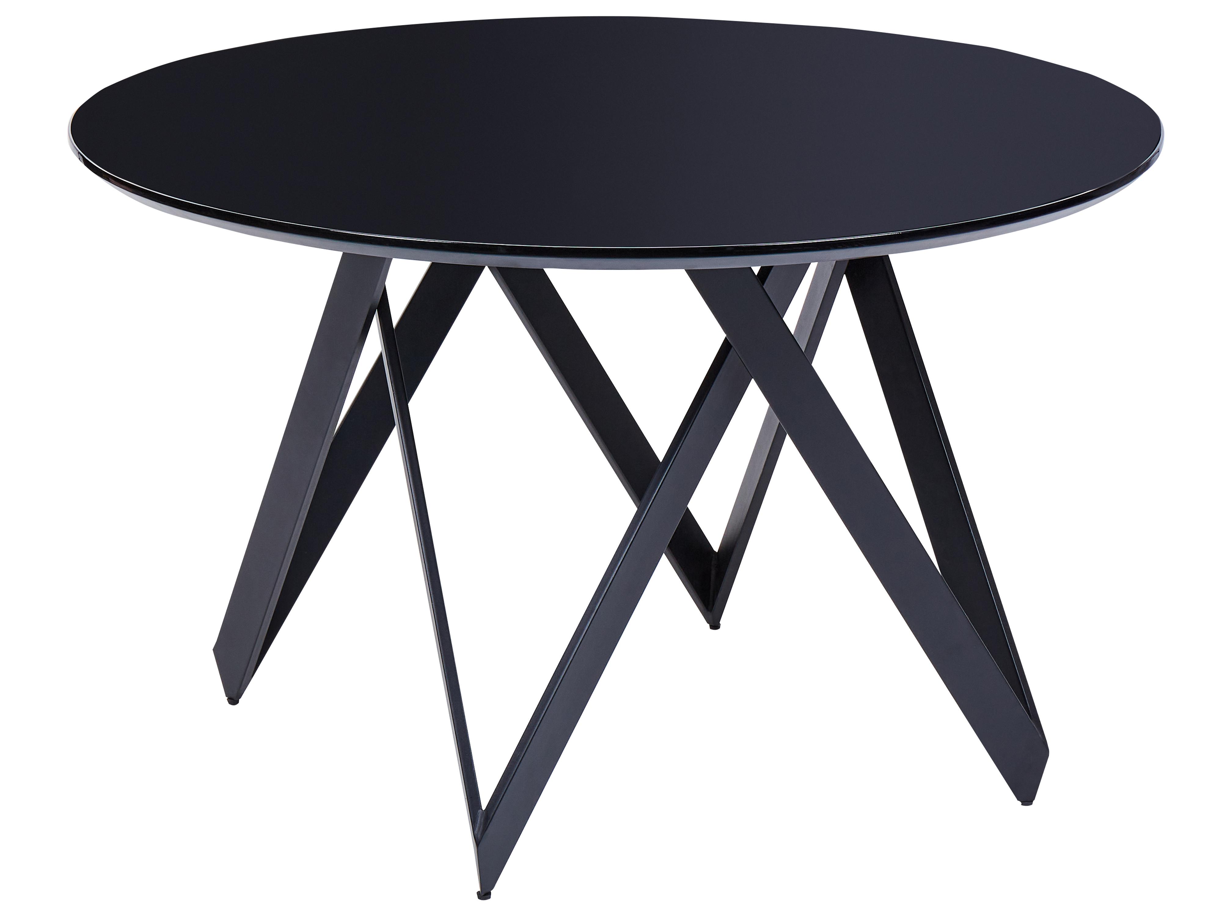 Mesa de comedor OXHILL Negro 120 cm 120 cm