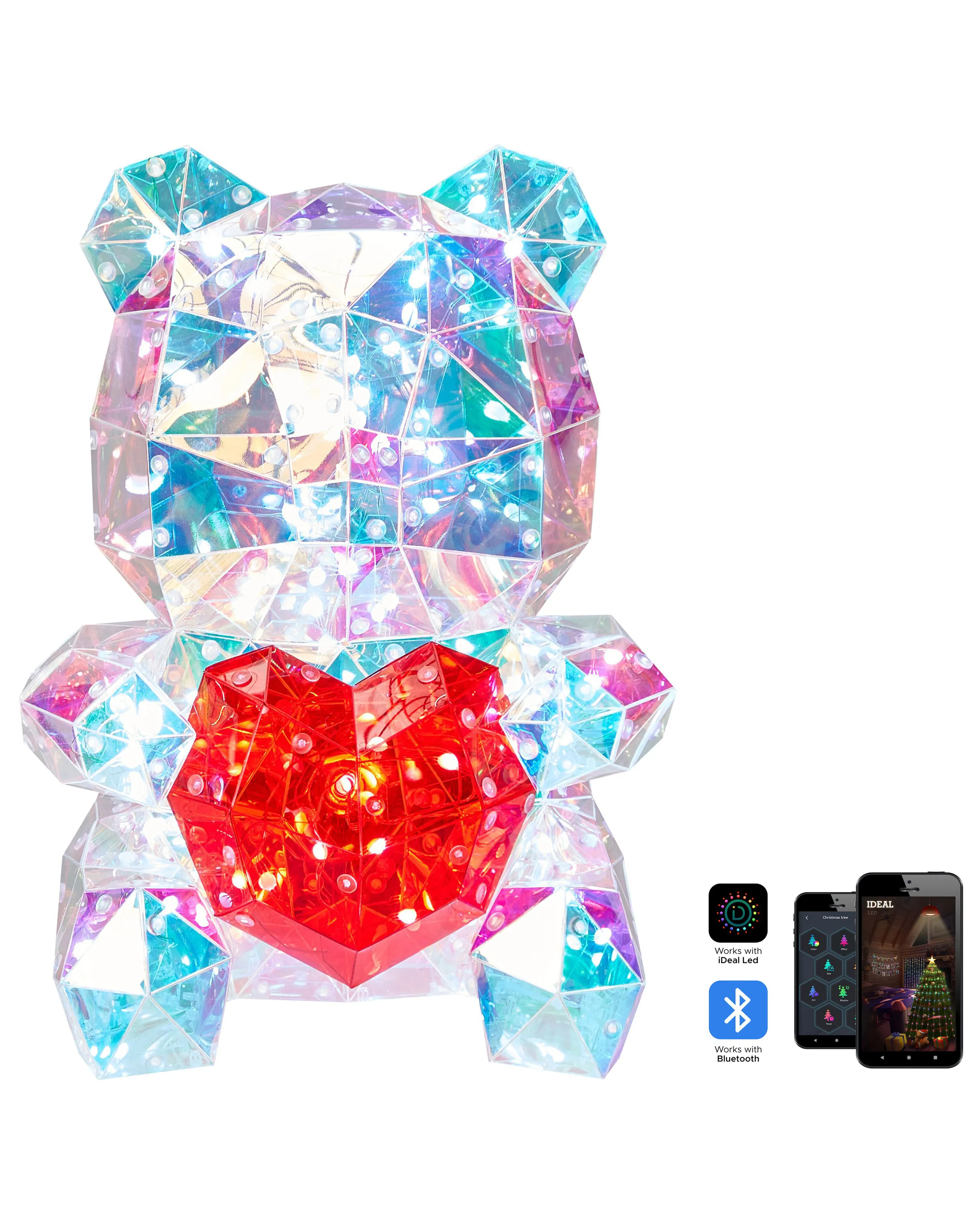 Decoración LED Osito de peluche RIGEL con App Multicolor