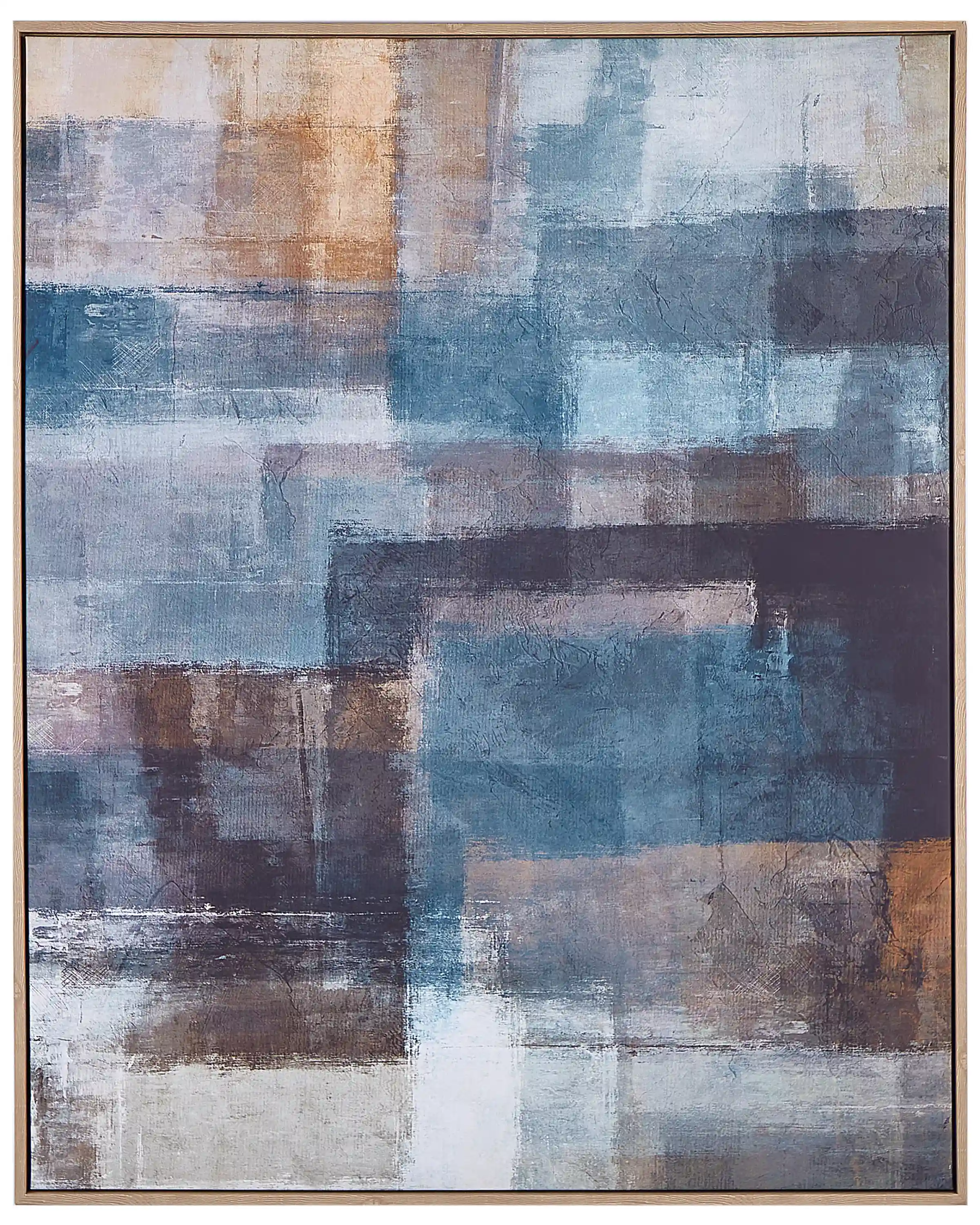 Lienzo PULSANO Motivo abstracto 83 x 103 cm Multicolor