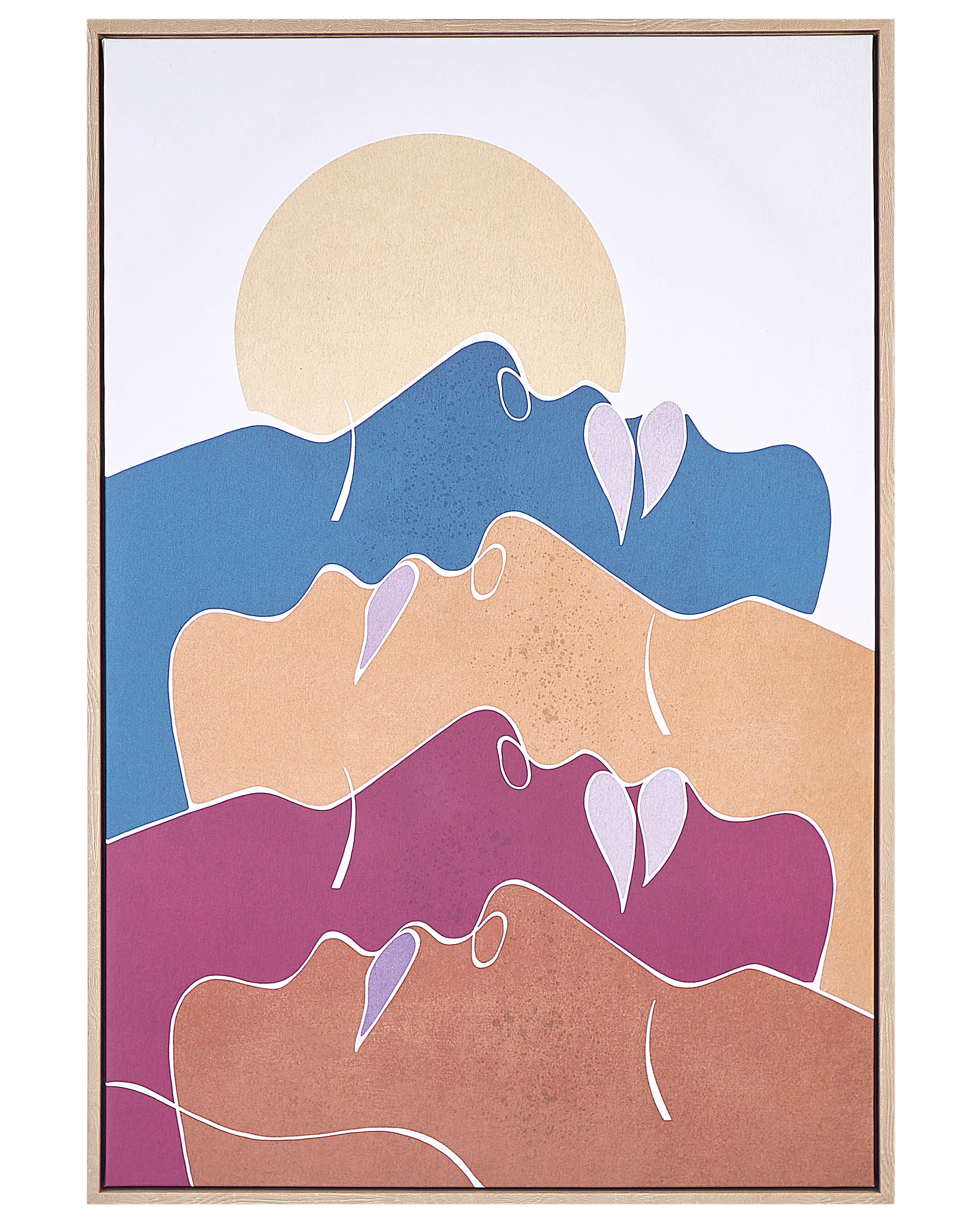 Lienzo FASANO Motivo femenino 63 x 93 cm Multicolor