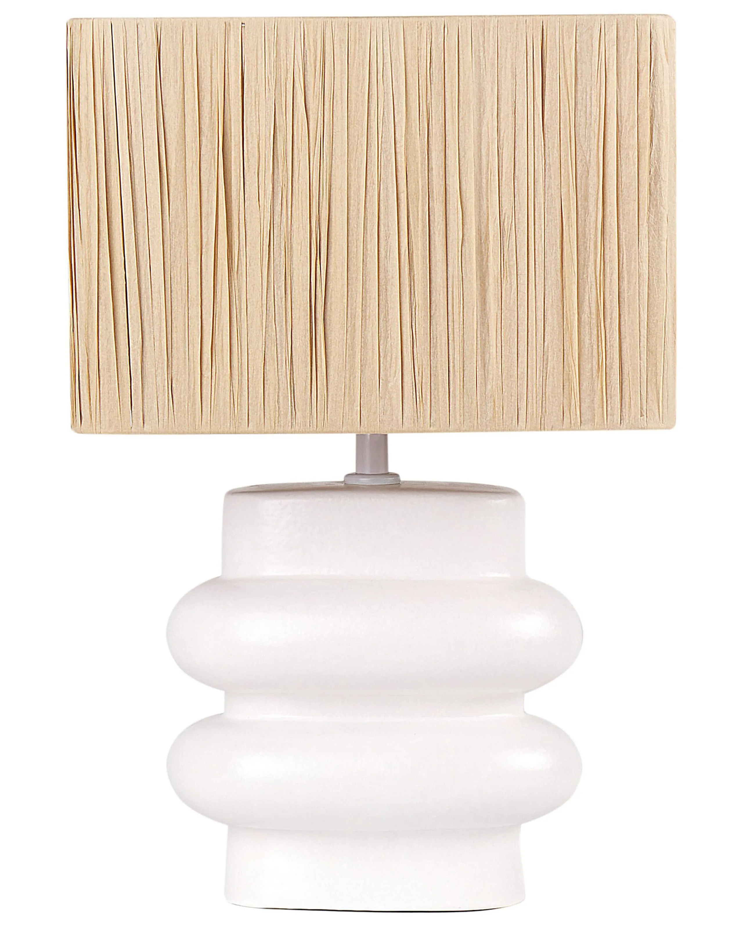 Lámpara de mesa JUDY Cerámica Blanco