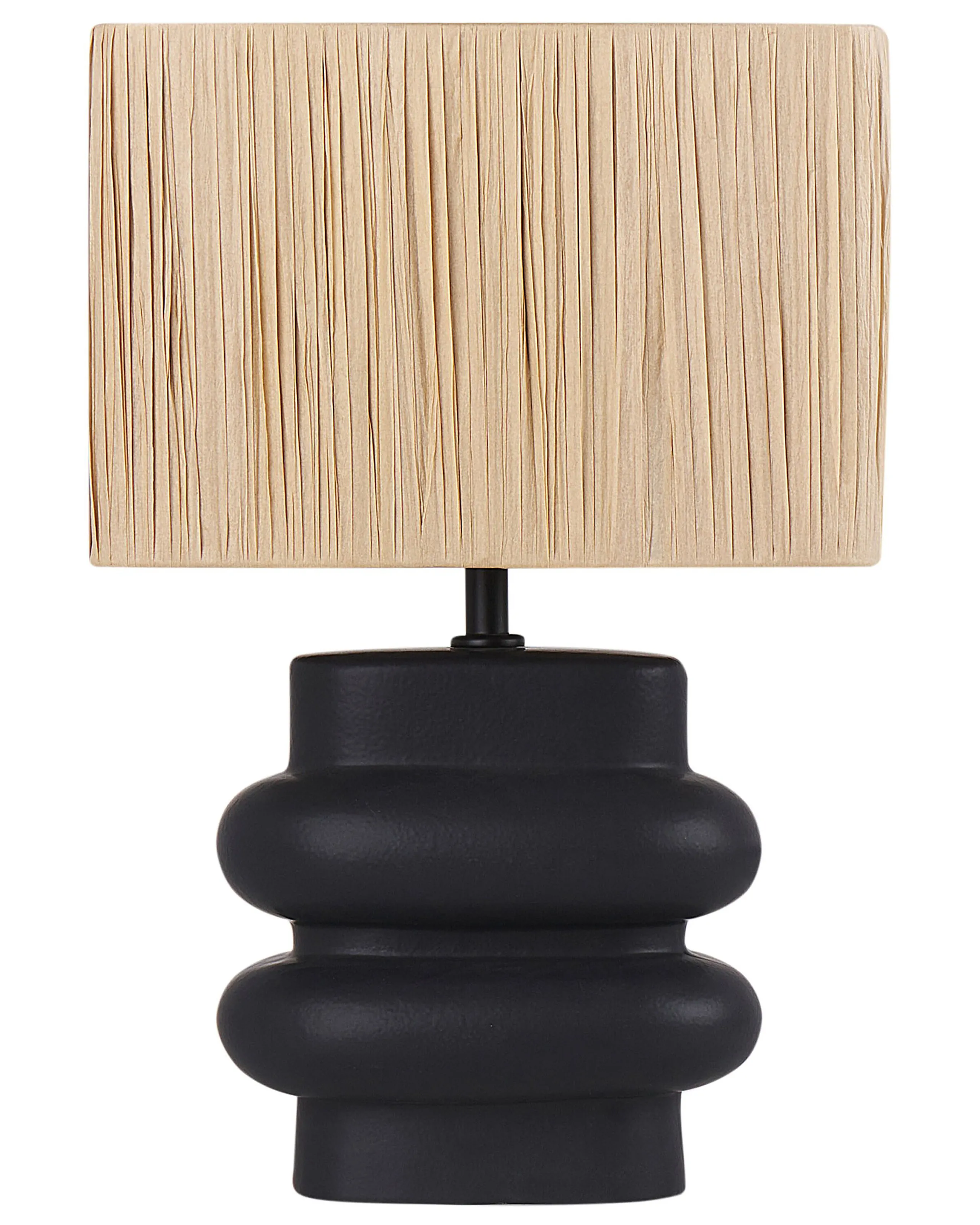 Lámpara de mesa JUDY Cerámica Negro