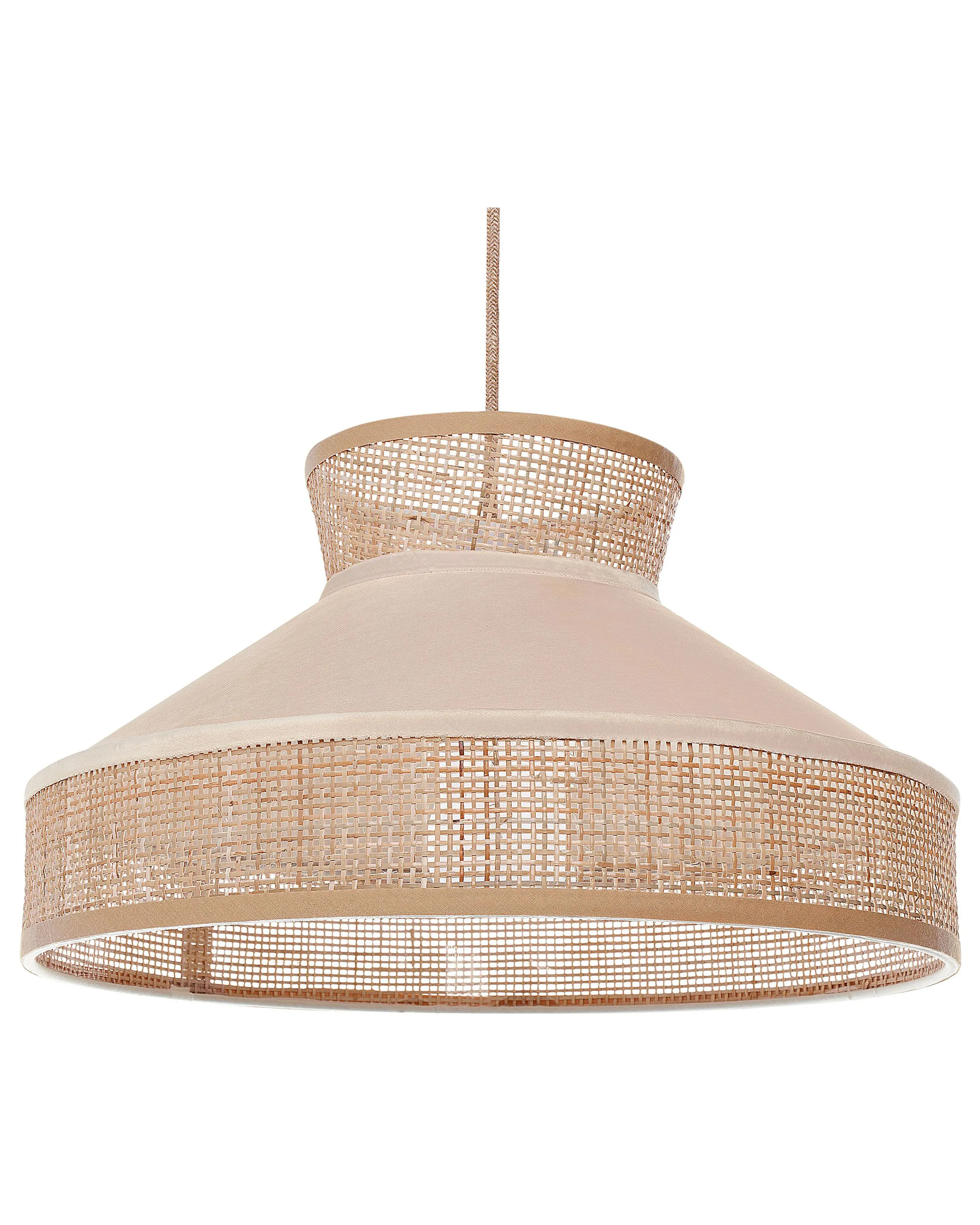 Lámpara colgante BATALI Ratán Beige