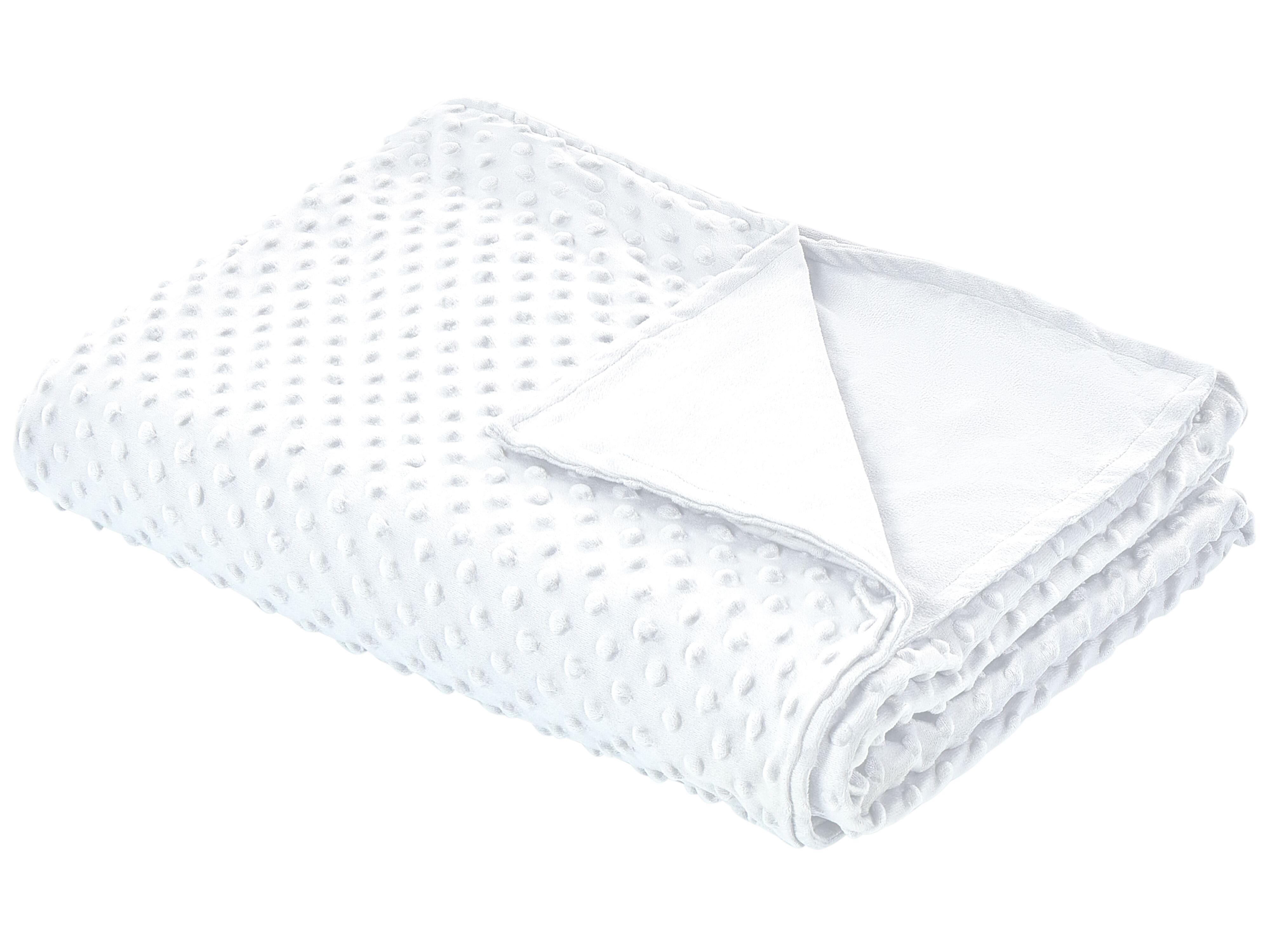 Funda de manta pesada 600 CALLISTO 100 x 150 cm Blanco