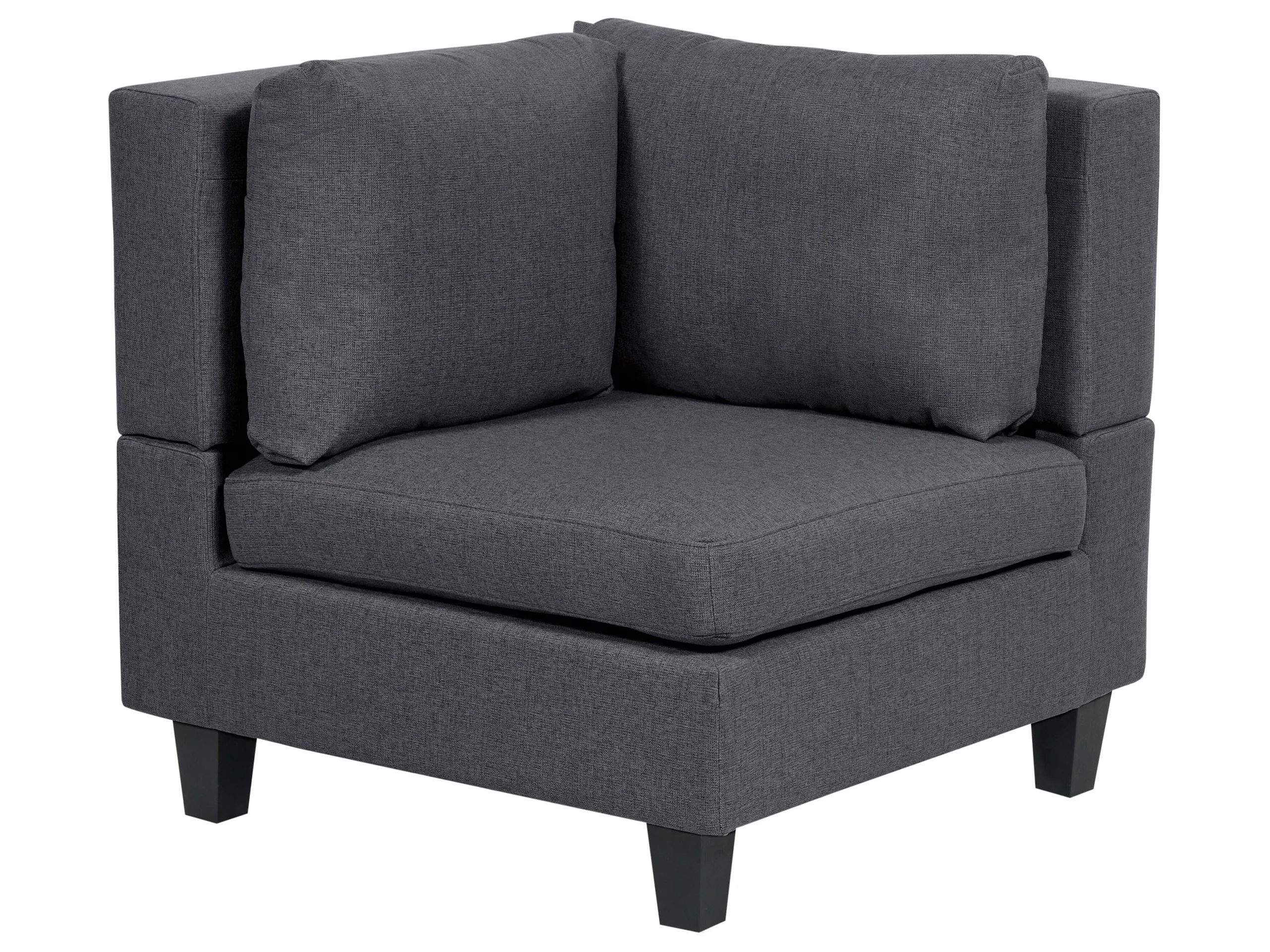 Corner Seat UNSTAD Fabric Dark Grey