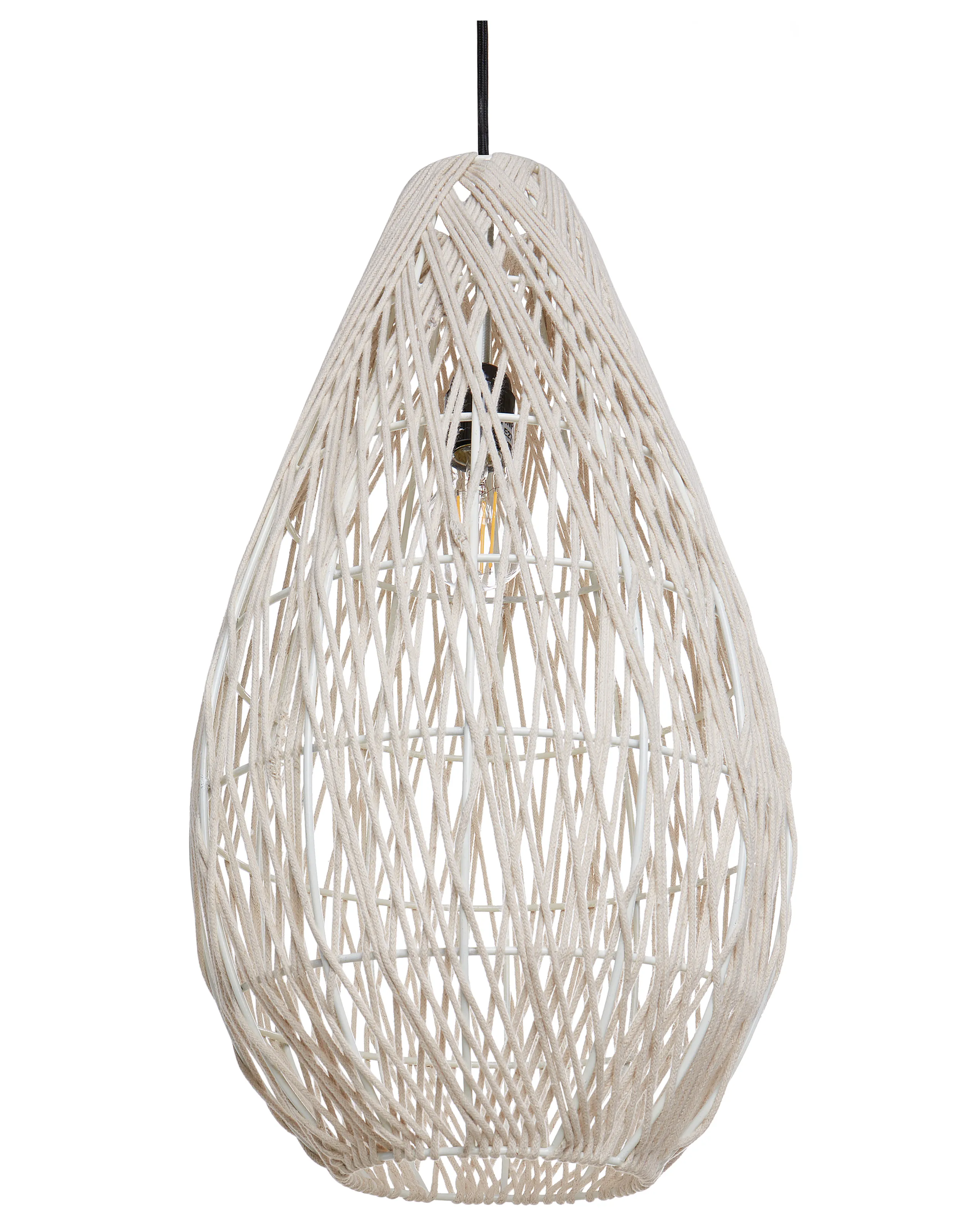 Lámpara colgante ANNOTTO Algodón Beige