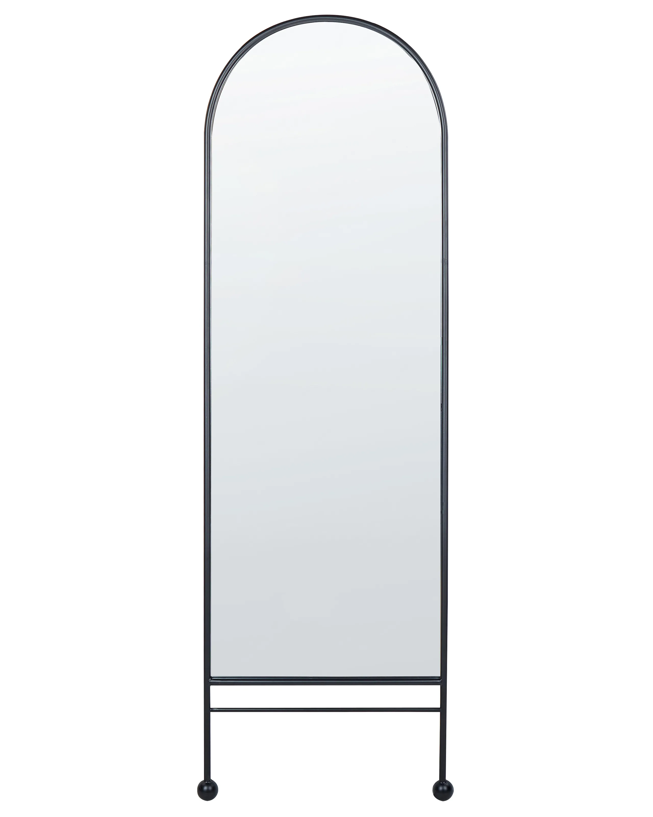 Wall Mirror JARNAGES 45 cm 145 cm Metal Black