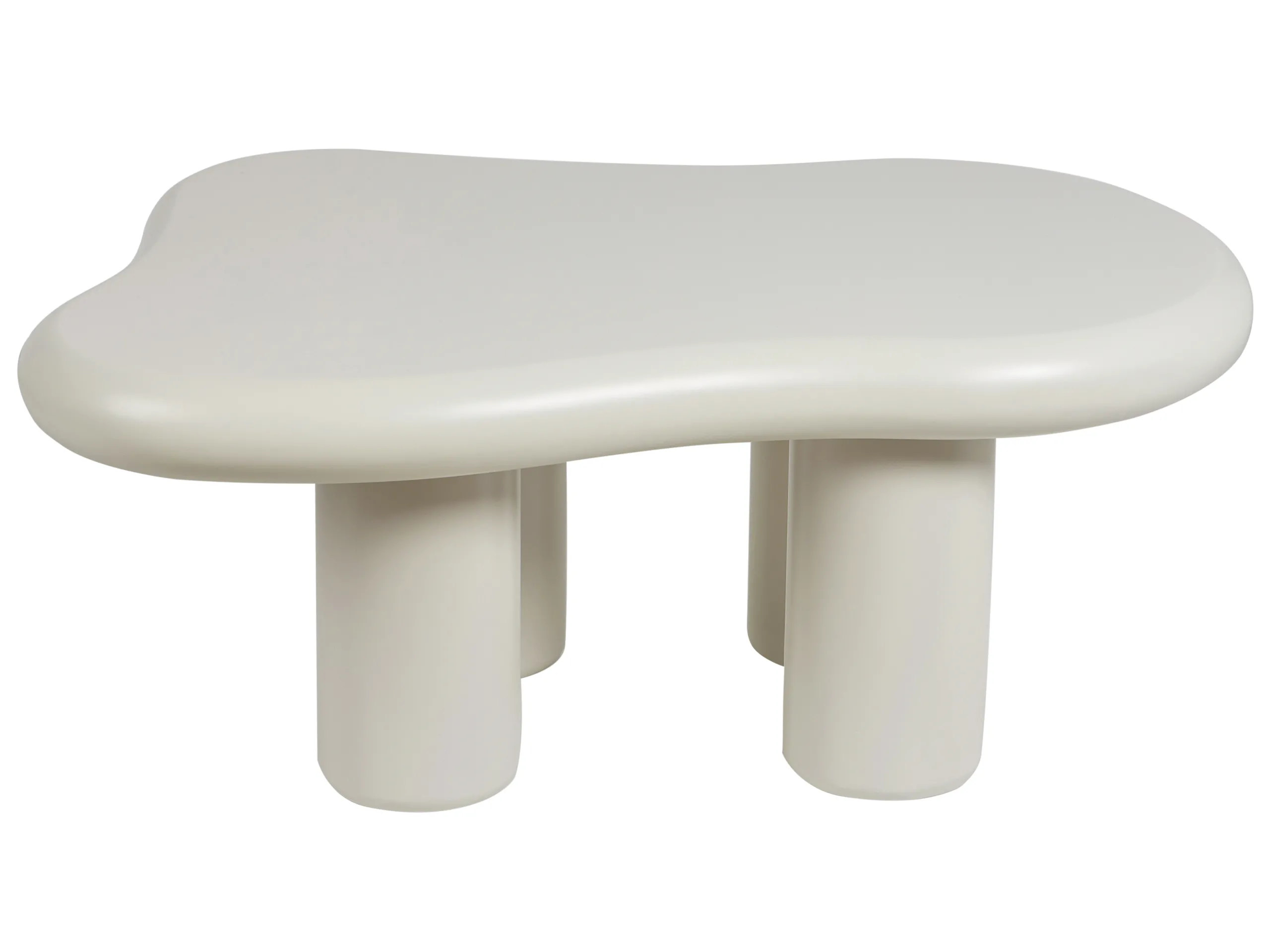 Mesa de centro ONDLE Blanco crema