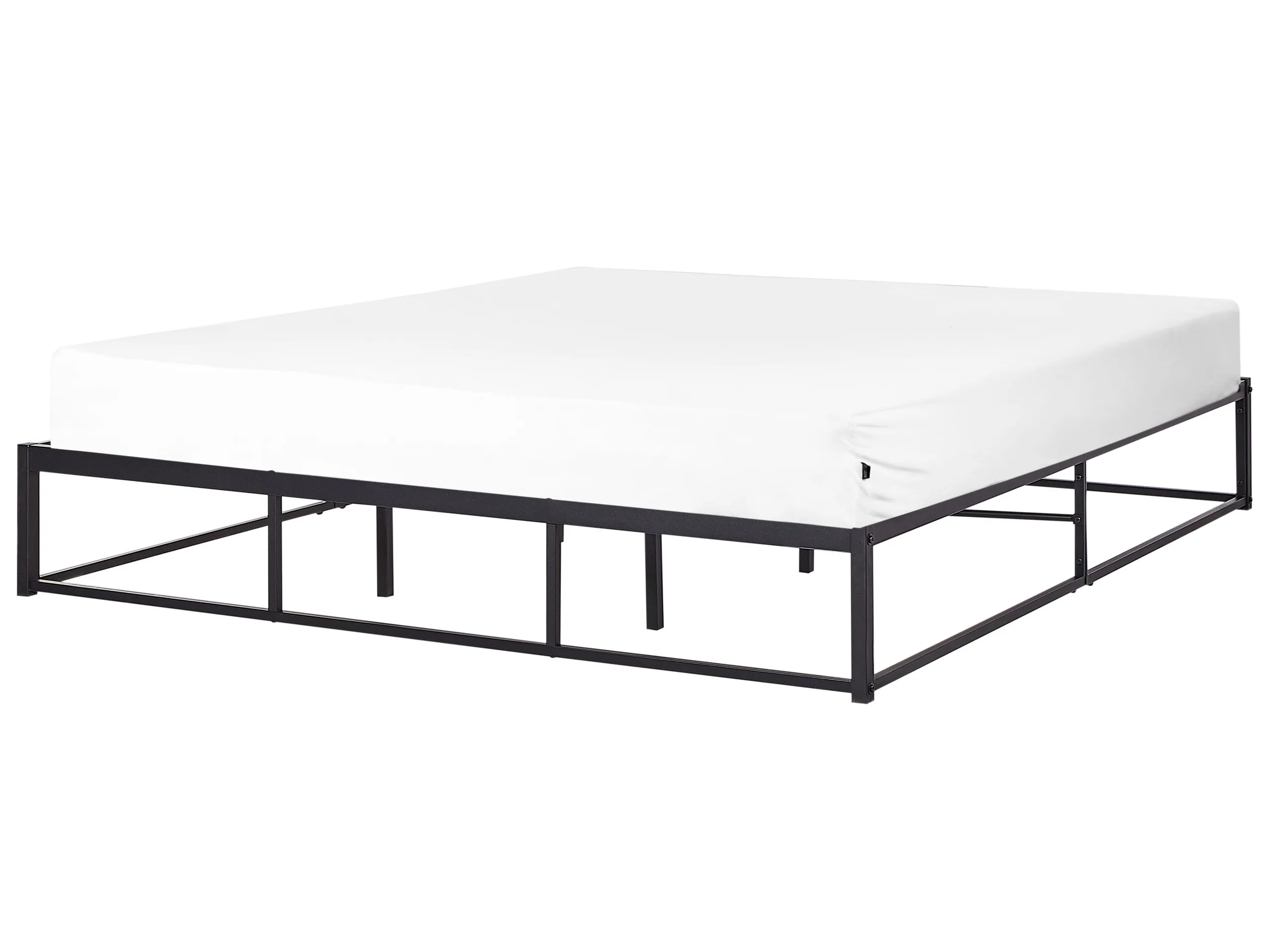 Bed Metal VIRY 180 x 200 cm (EU Super King) Black