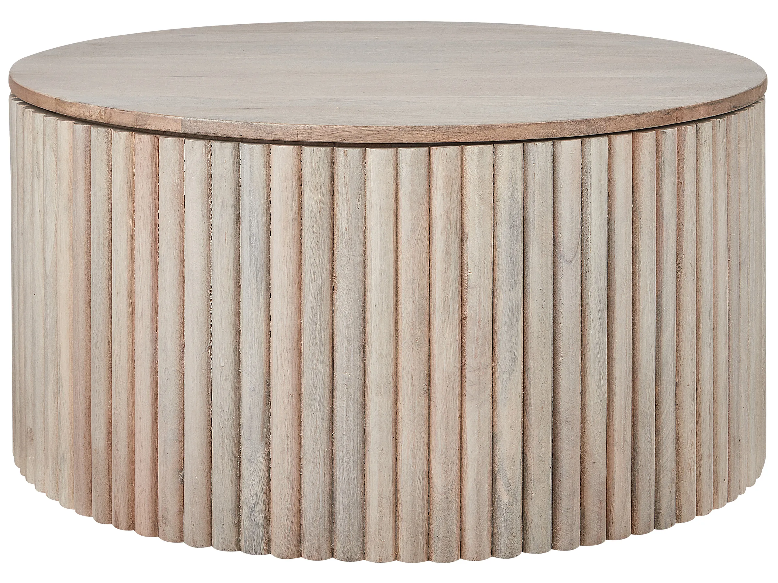 Mesa de centro KIRKWOOD Madera de mango Marrón claro con almacenaje