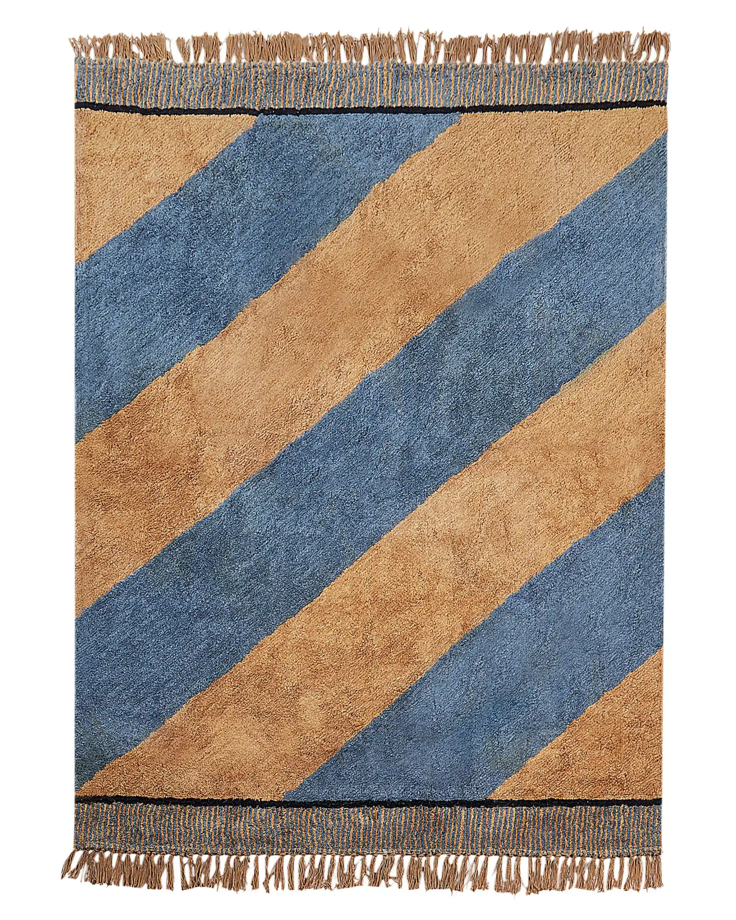Rug XULUF Blue 140 x 200 cm Cotton