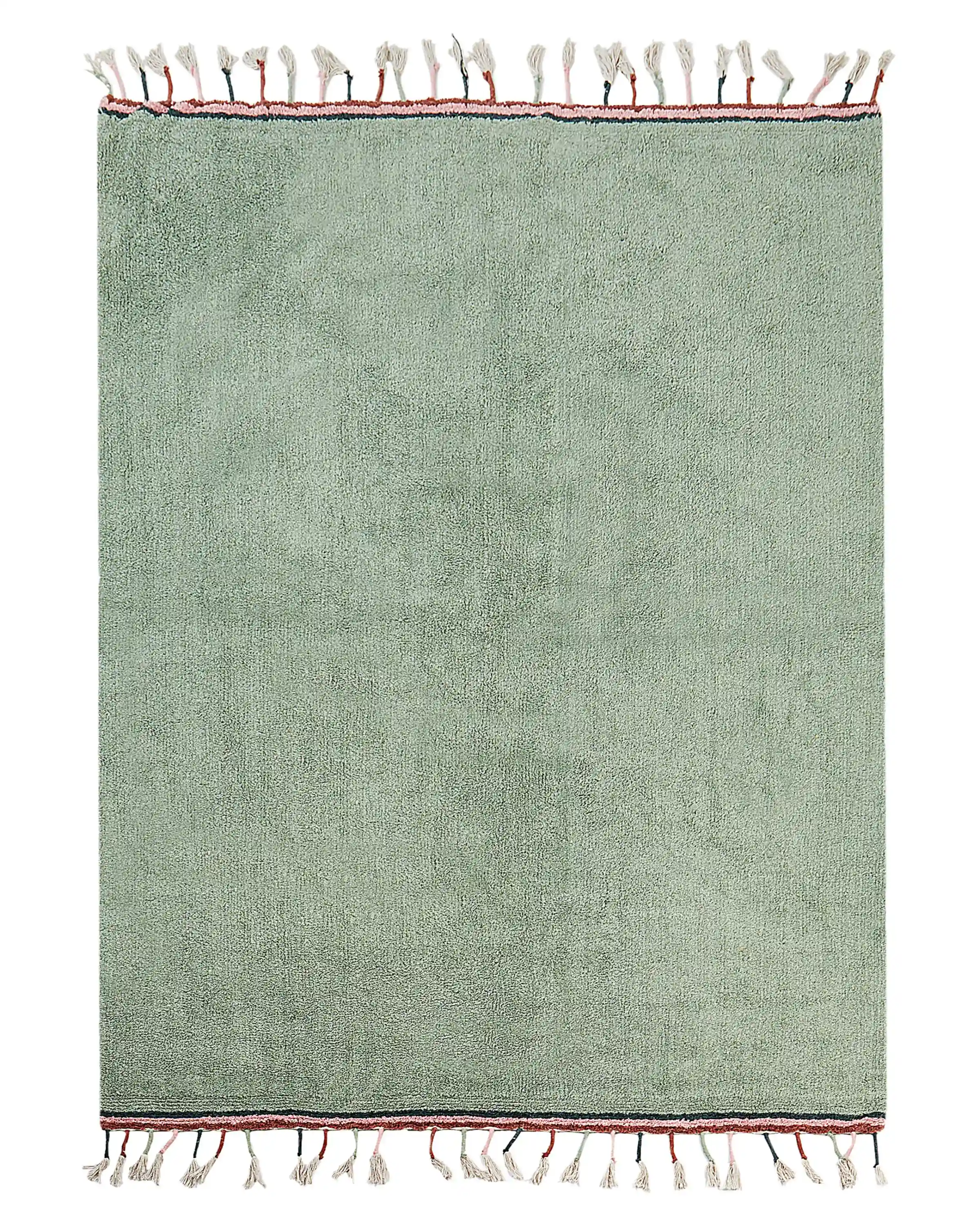 Kids Rug CAPARLI Light Green 140 x 200 cm Cotton