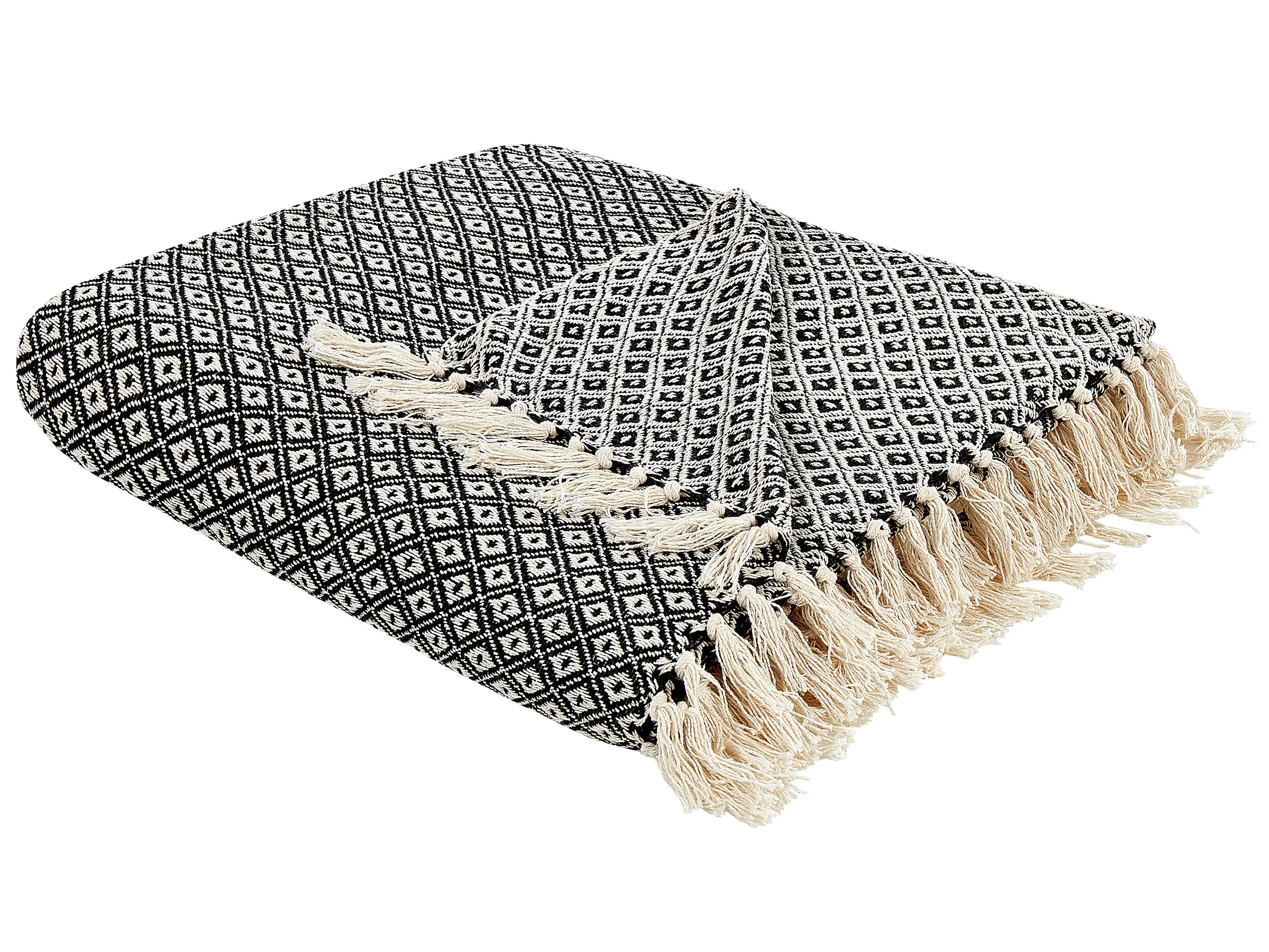 Manta CHYAMA Algodón 200 x 220 cm Negro