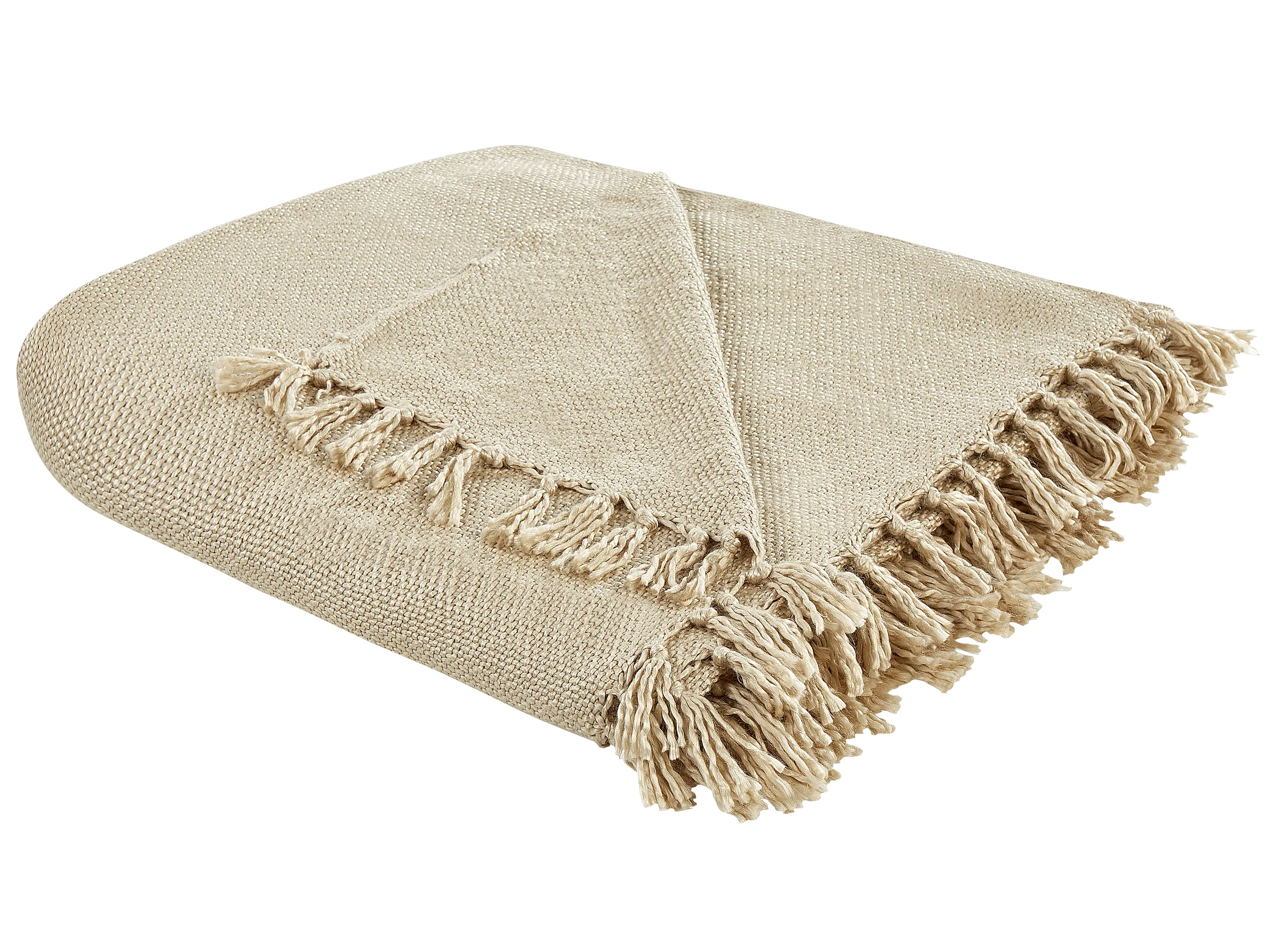 Manta CHAOHANI Tela 150 x 200 cm Beige